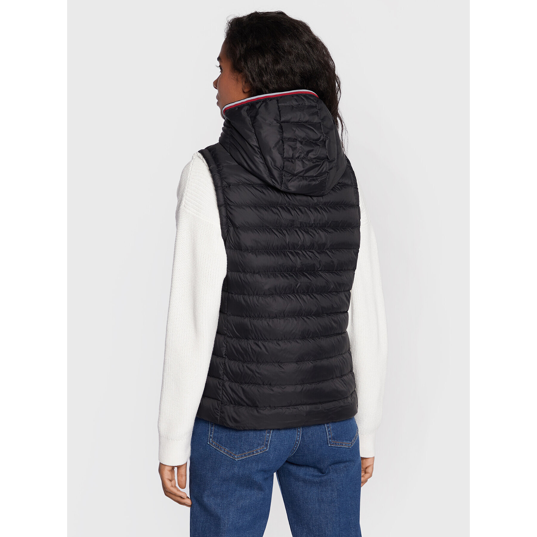Tommy Hilfiger Елек Heritage WW0WW34301 Черен Regular Fit - Pepit.bg