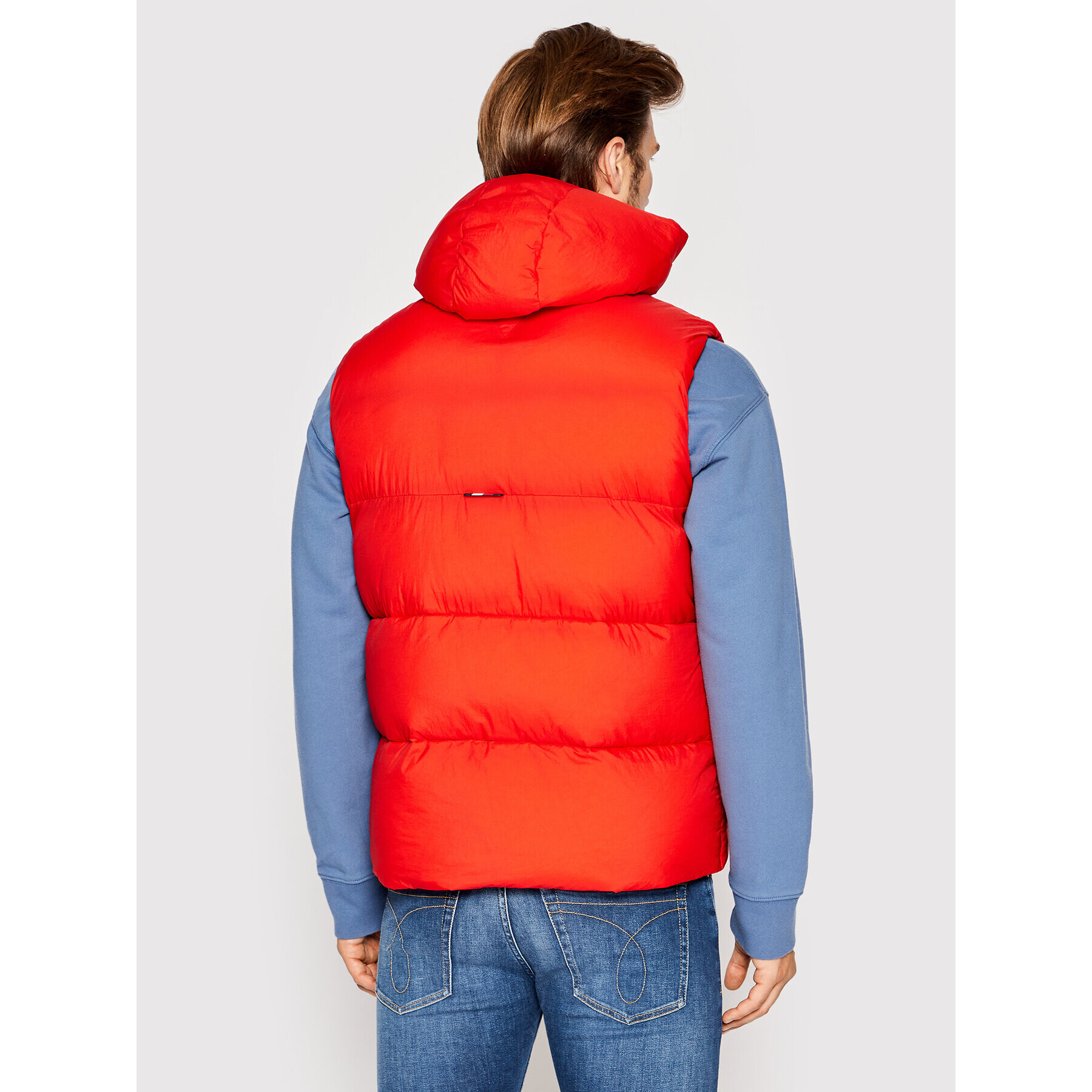 Tommy Hilfiger Елек High Loft Vest MW0MW27680 Червен Regular Fit - Pepit.bg