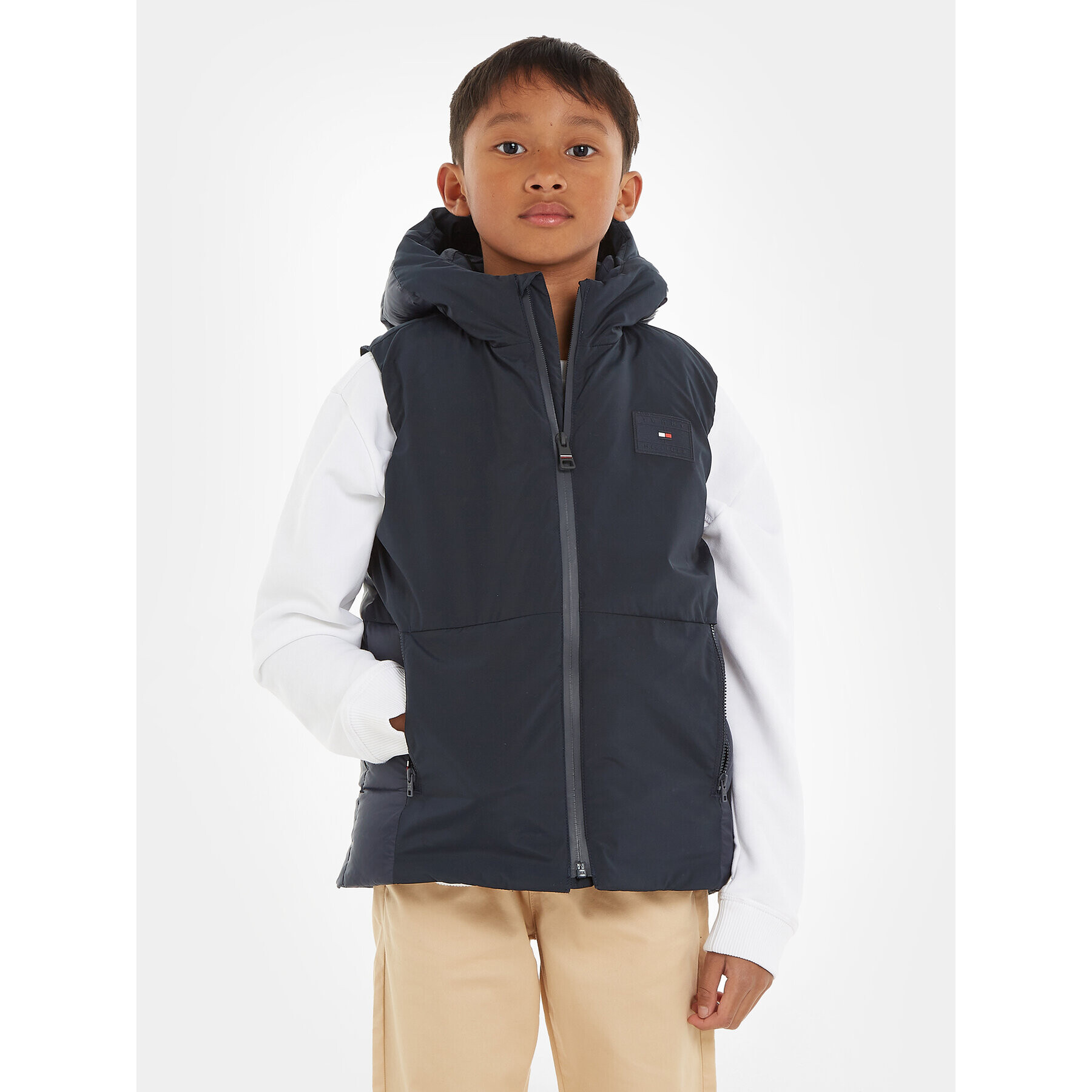 Tommy Hilfiger Елек KB0KB08345 M Тъмносин Regular Fit - Pepit.bg