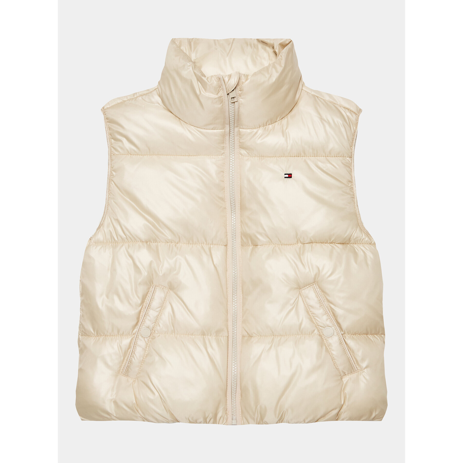 Tommy Hilfiger Елек KG0KG07391 Бежов Regular Fit - Pepit.bg