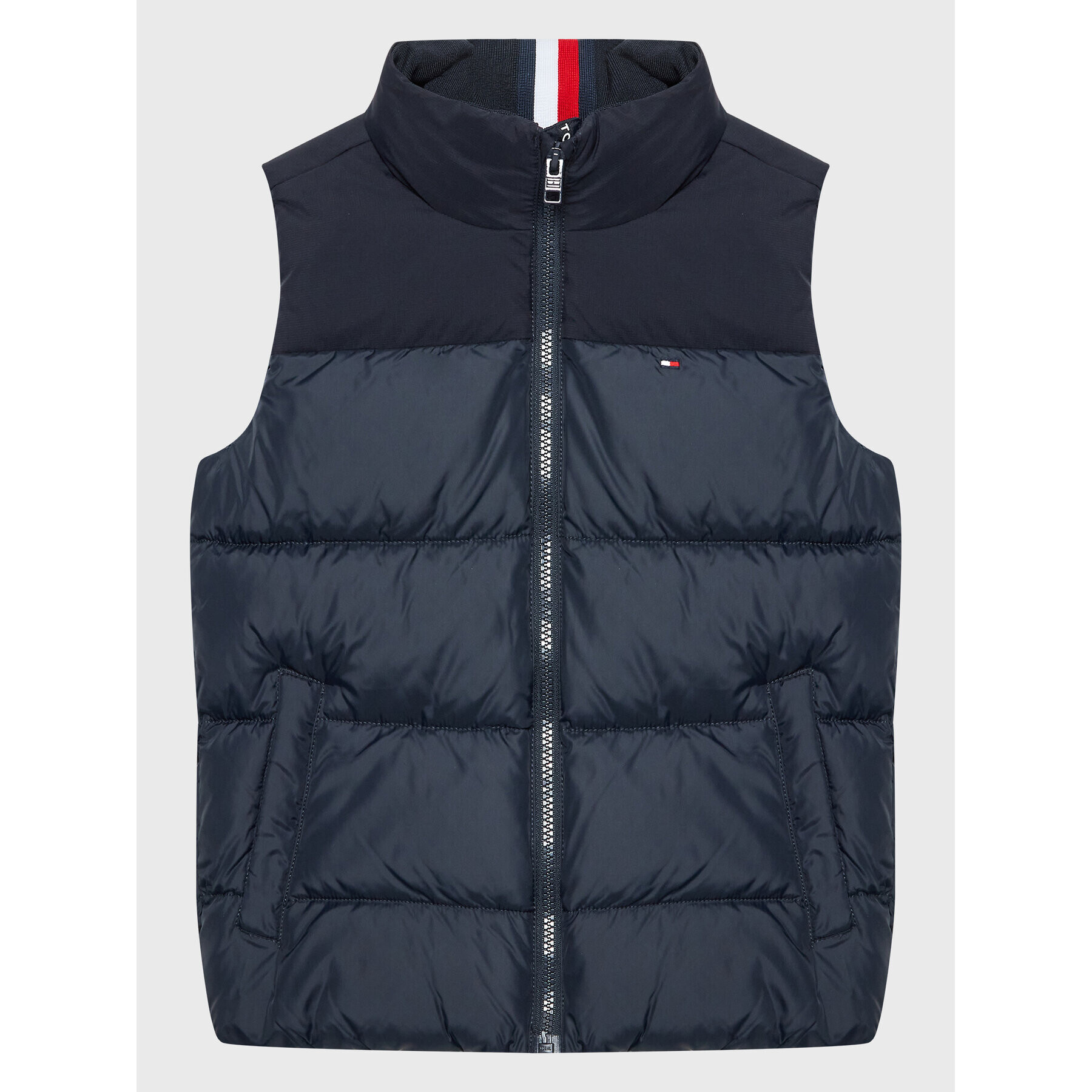 Tommy Hilfiger Елек Mixed KB0KB07820 D Тъмносин Regular Fit - Pepit.bg