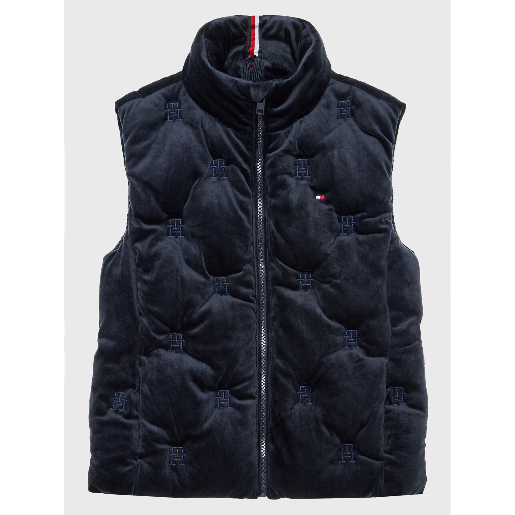 Tommy Hilfiger Елек Monogram KG0KG07059 D Тъмносин Regular Fit - Pepit.bg