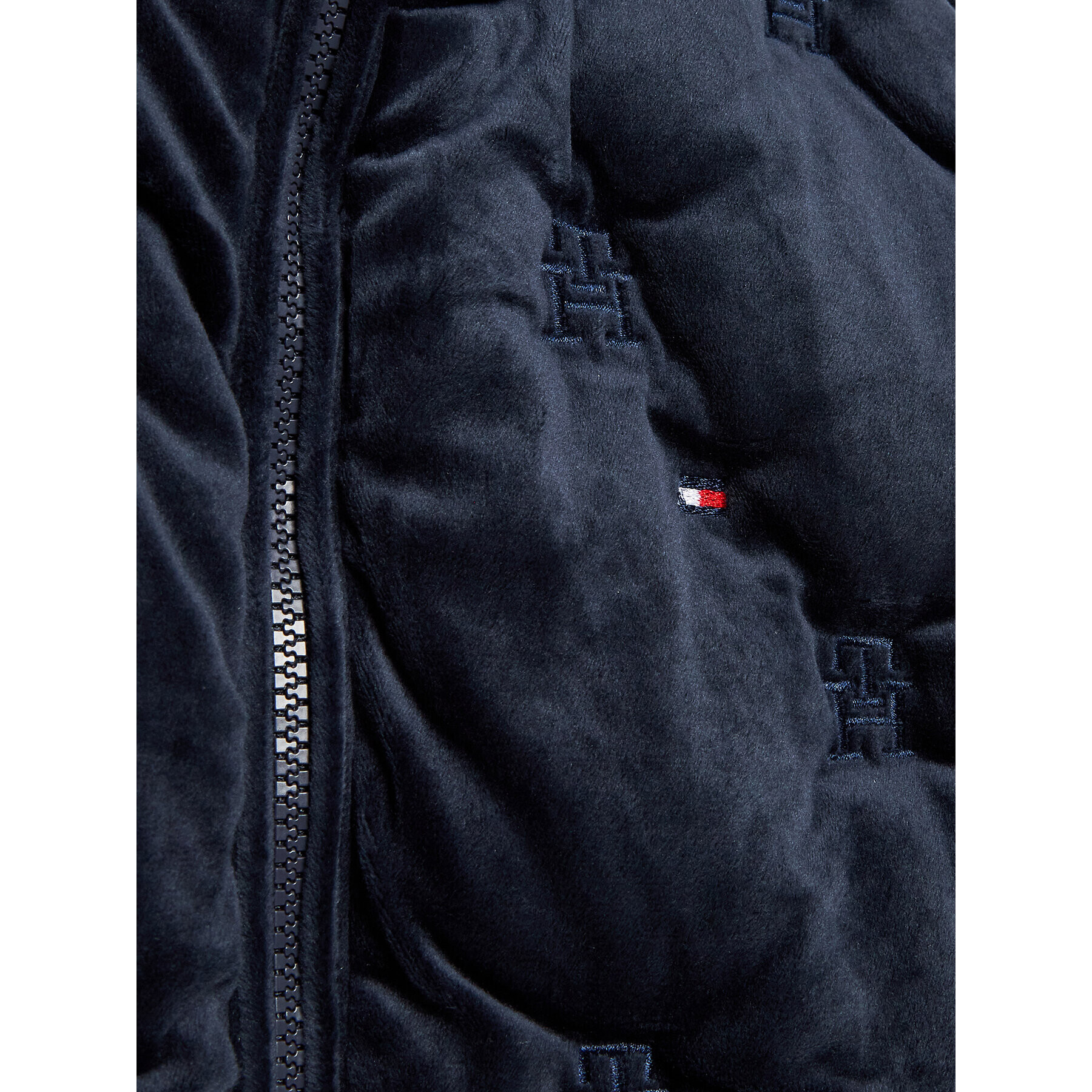 Tommy Hilfiger Елек Monogram KG0KG07059 D Тъмносин Regular Fit - Pepit.bg