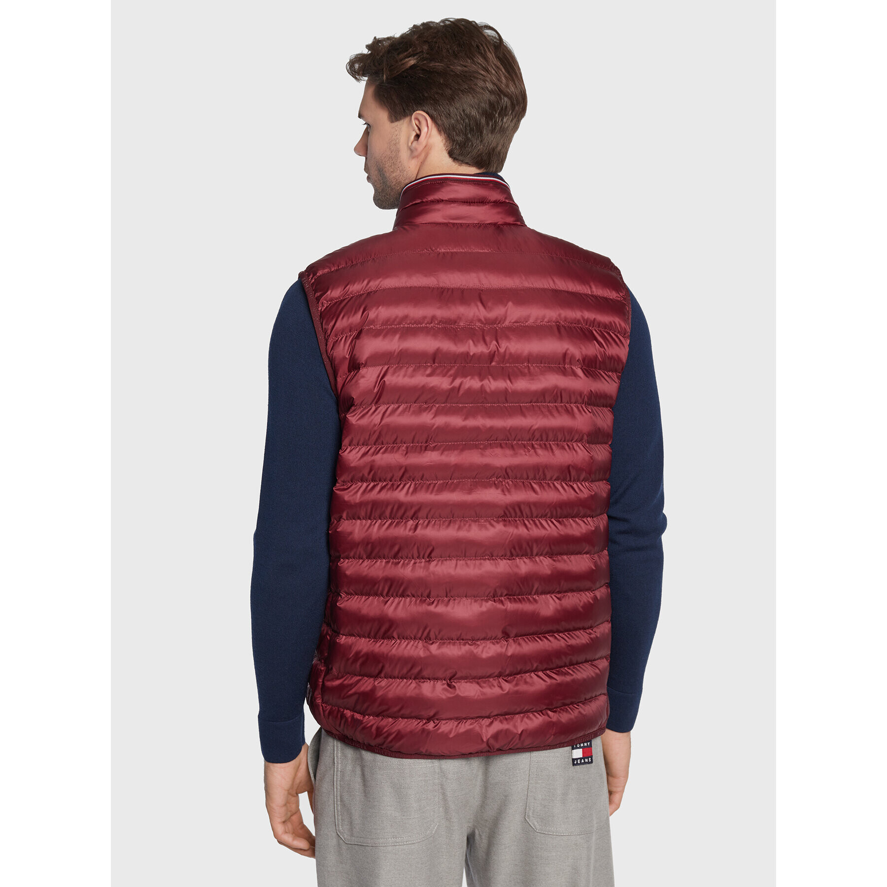Tommy Hilfiger Елек MW0MW18762 Червен Regular Fit - Pepit.bg