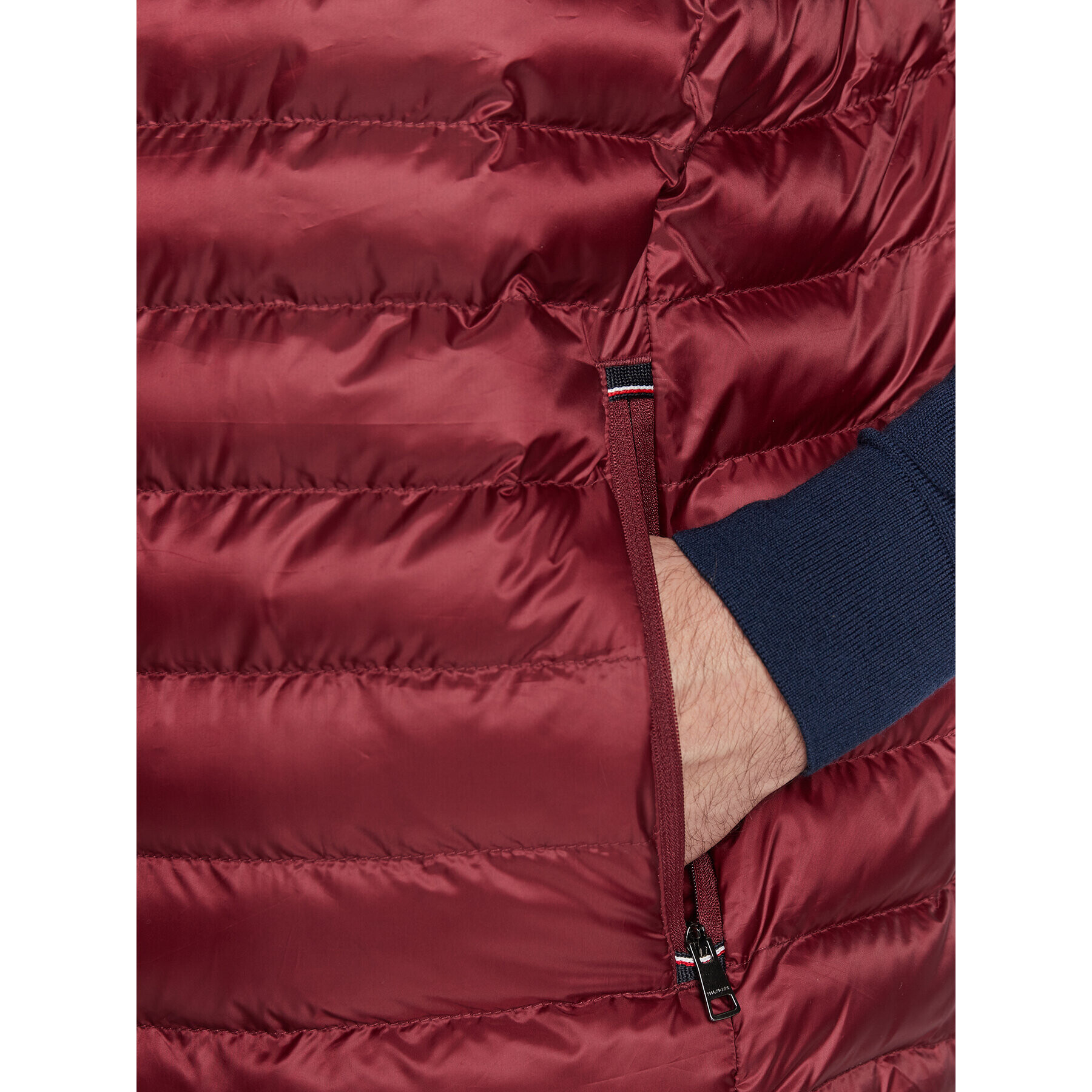Tommy Hilfiger Елек MW0MW18762 Червен Regular Fit - Pepit.bg
