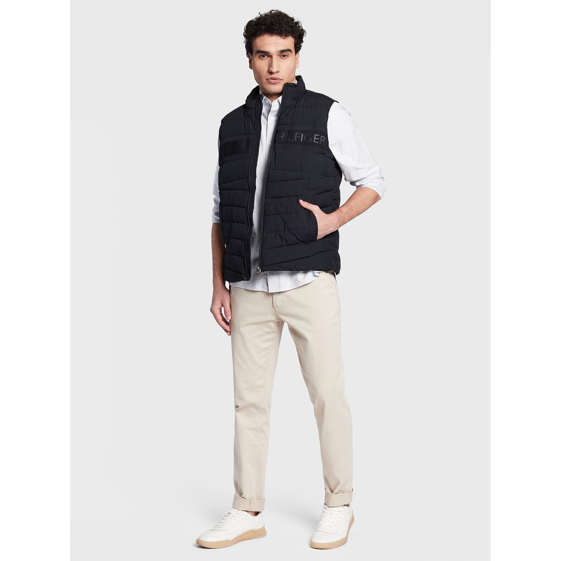Tommy Hilfiger Елек MW0MW29018 Тъмносин Regular Fit - Pepit.bg
