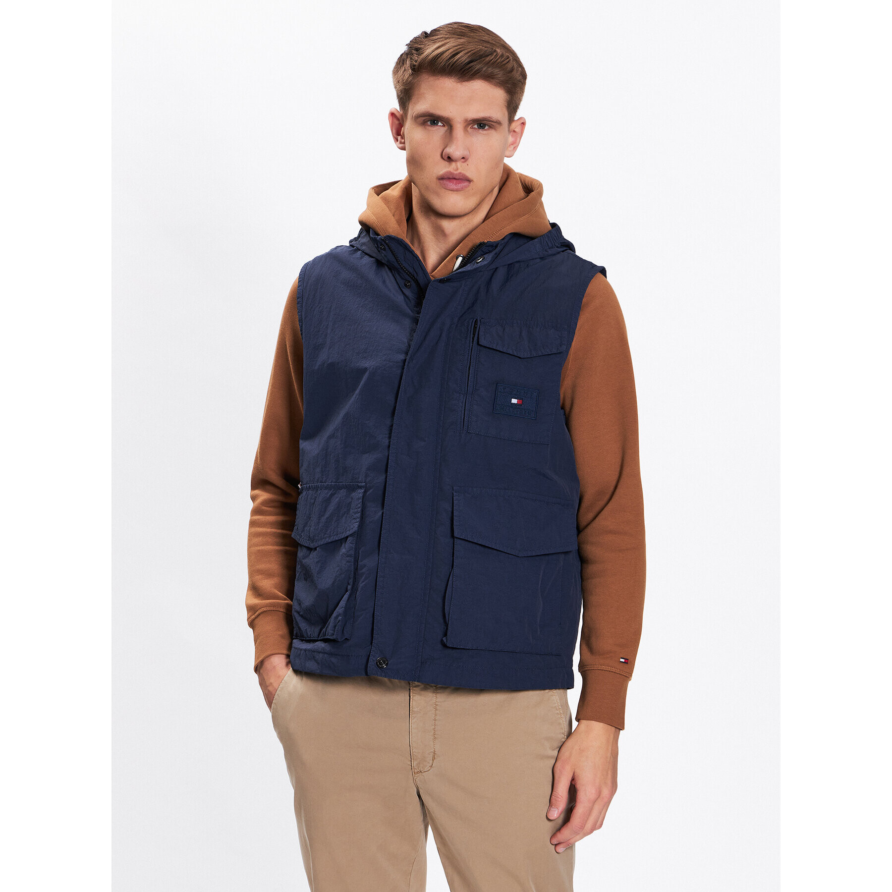 Tommy Hilfiger Елек MW0MW31339 Тъмносин Regular Fit - Pepit.bg