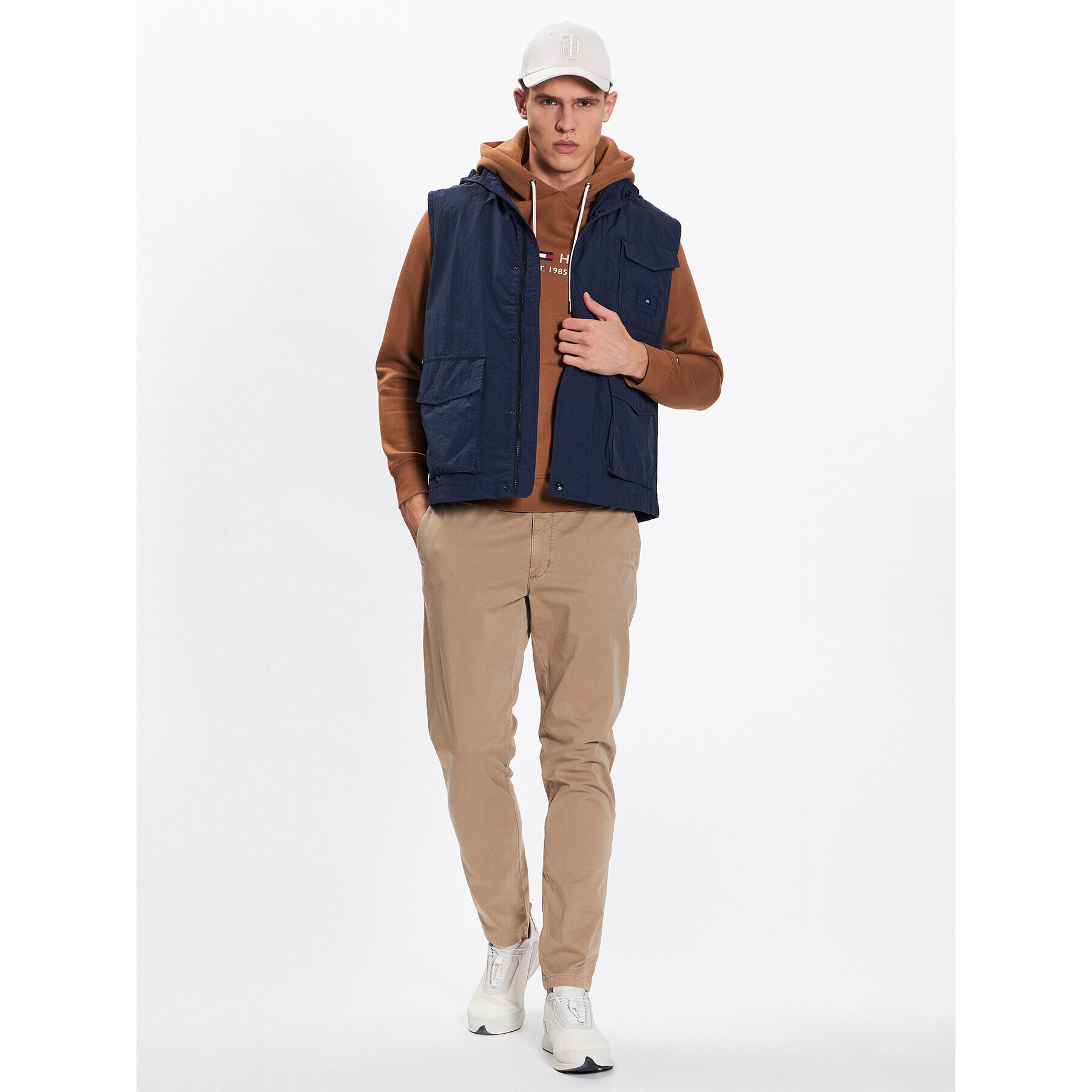 Tommy Hilfiger Елек MW0MW31339 Тъмносин Regular Fit - Pepit.bg