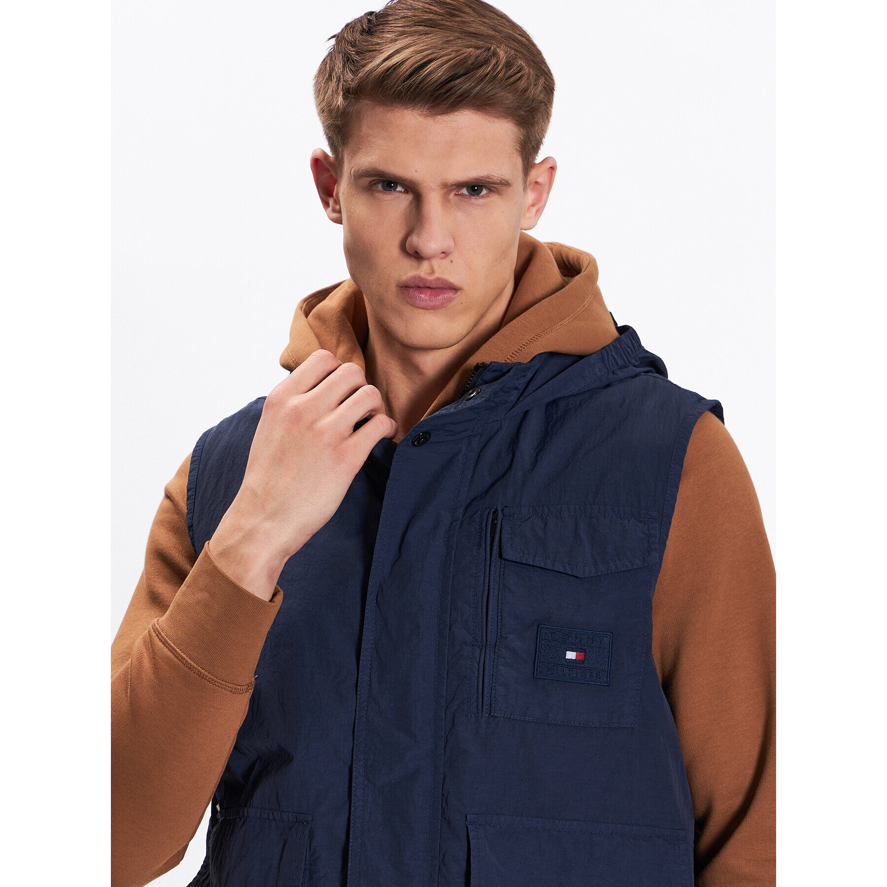 Tommy Hilfiger Елек MW0MW31339 Тъмносин Regular Fit - Pepit.bg