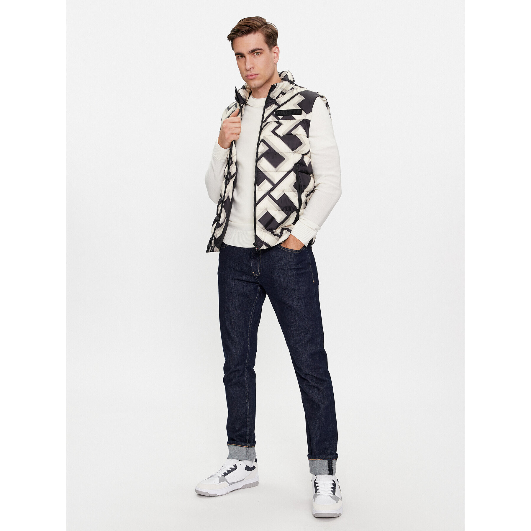 Tommy Hilfiger Елек New York MW0MW34020 Бежов Regular Fit - Pepit.bg