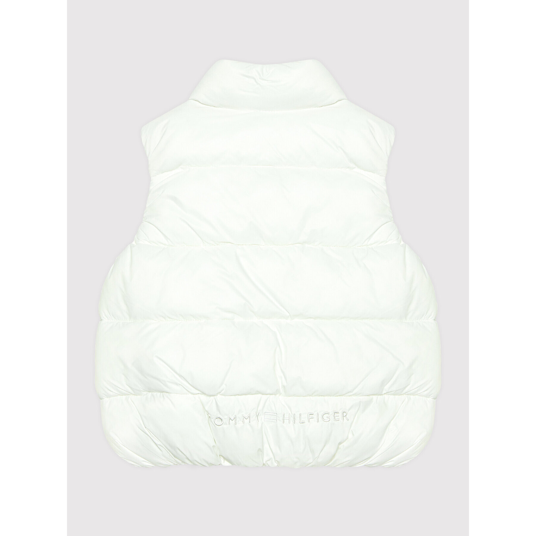 Tommy Hilfiger Елек Puffer Vest KG0KG06280 D Бял Regular Fit - Pepit.bg