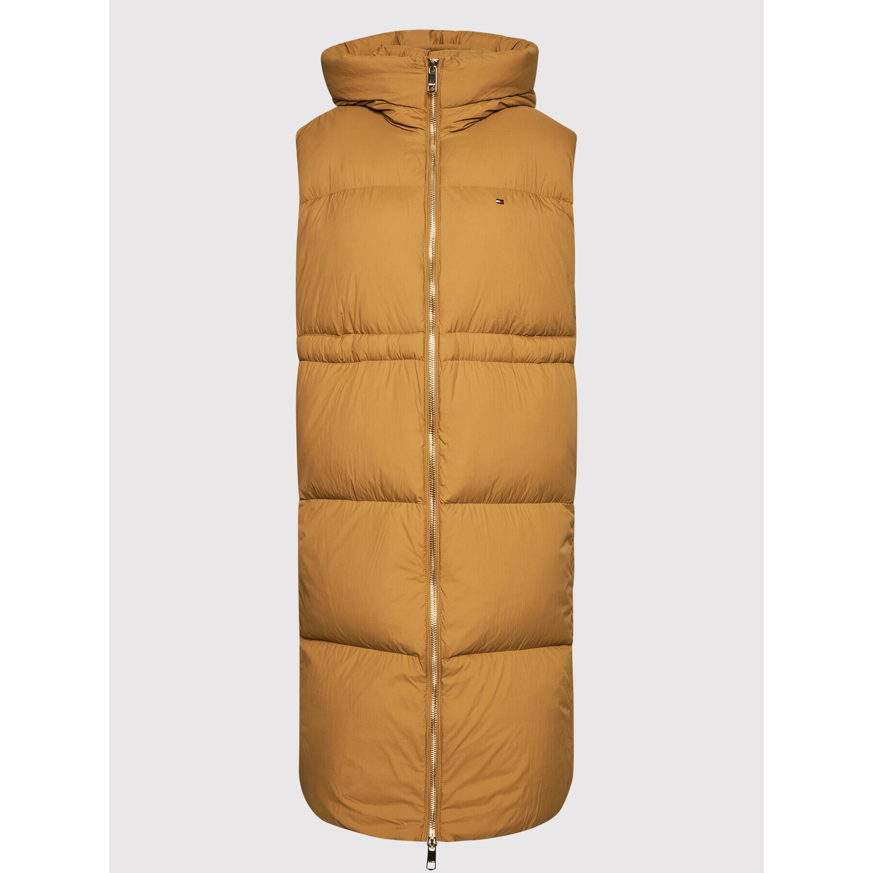 Tommy Hilfiger Елек Puffer WW0WW32182 Кафяв Regular Fit - Pepit.bg
