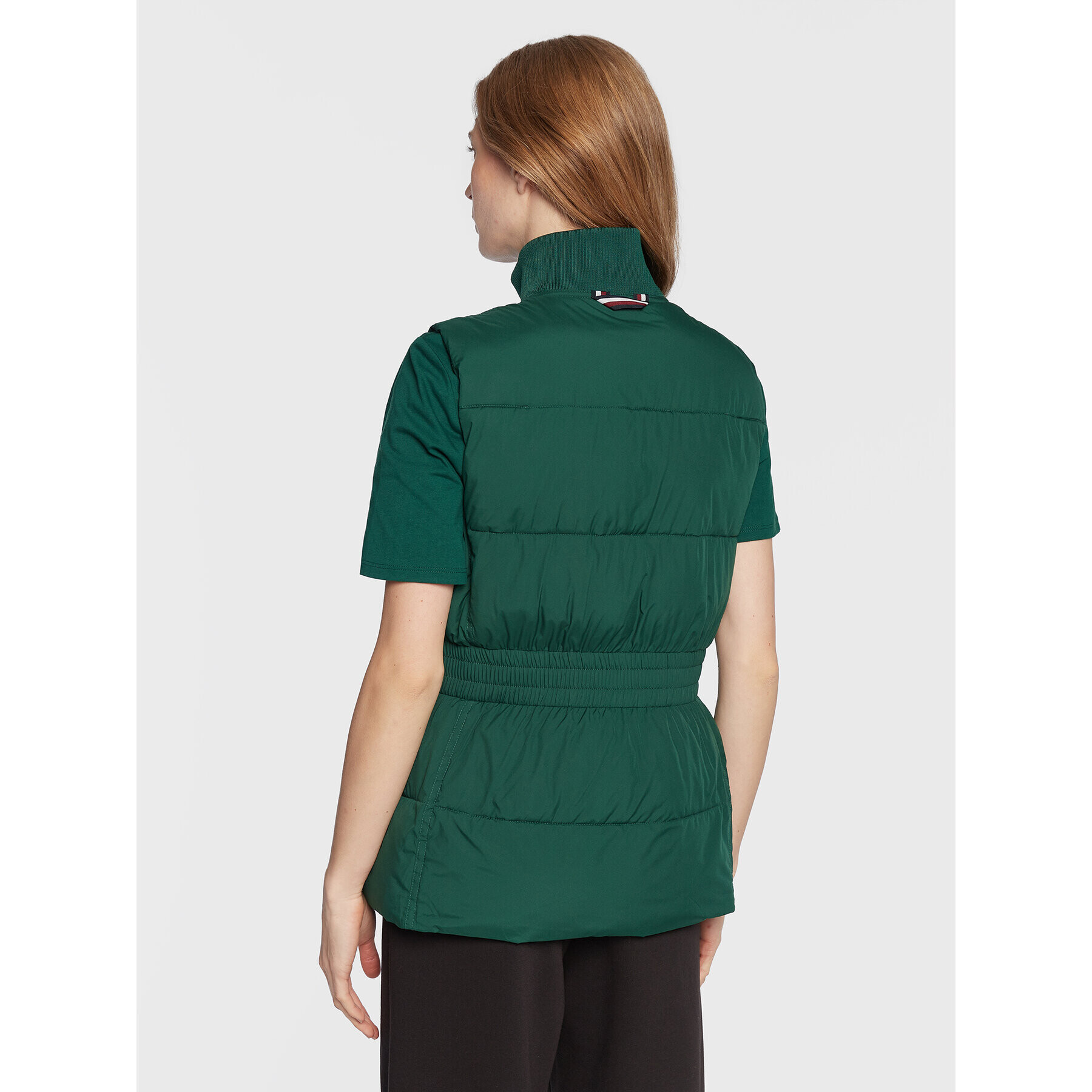 Tommy Hilfiger Елек S10S101586 Зелен Regular Fit - Pepit.bg