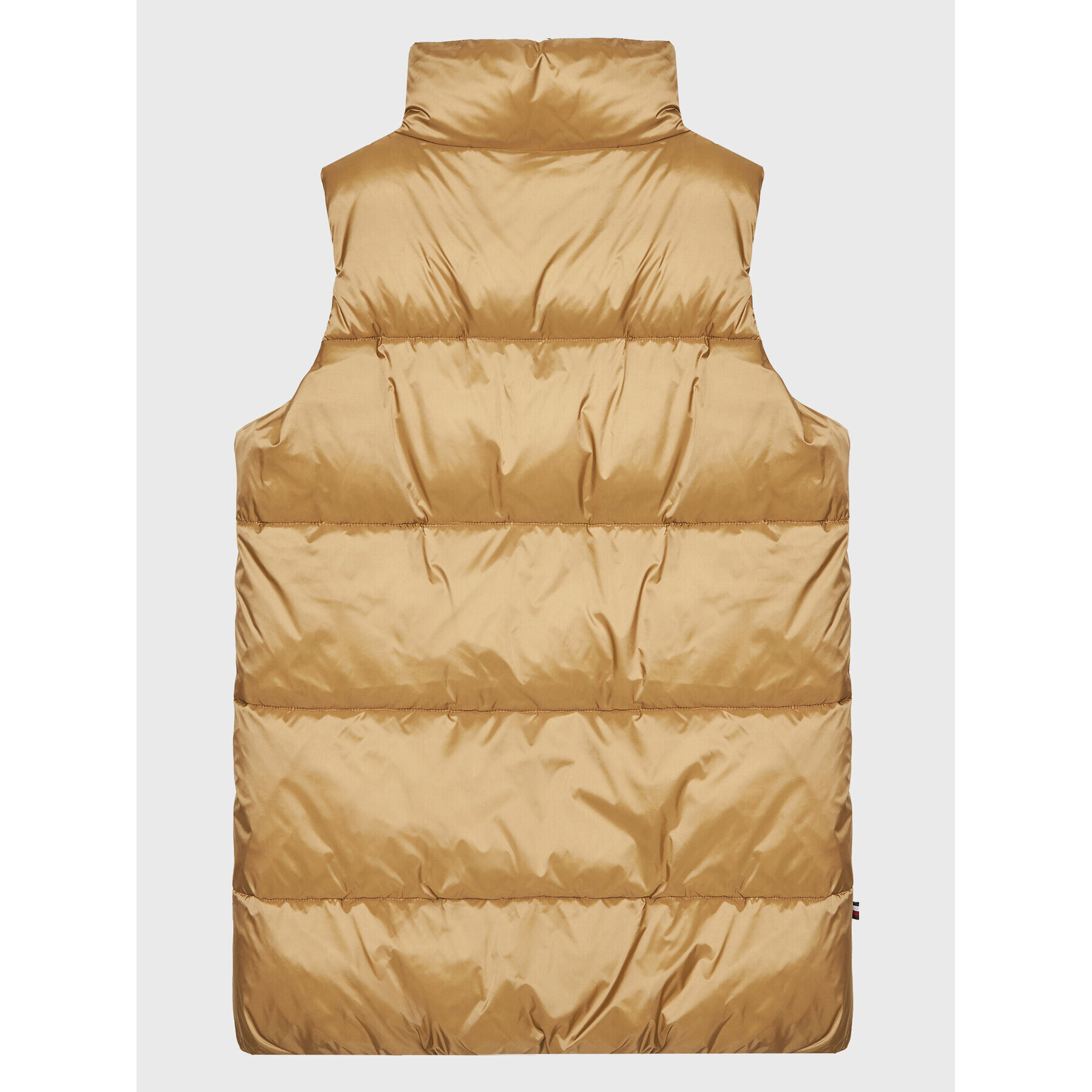 Tommy Hilfiger Елек Shiny KG0KG06917 Жълт Regular Fit - Pepit.bg