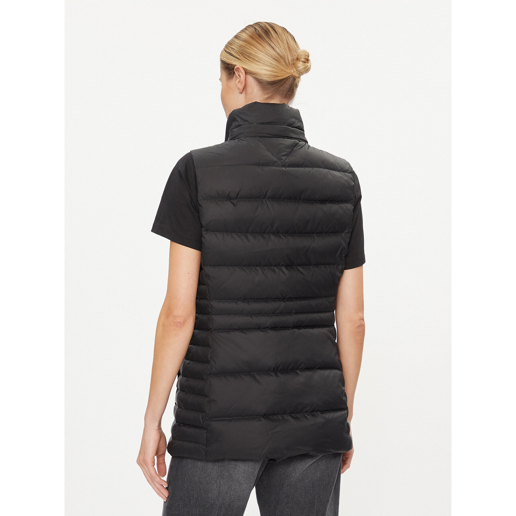 Tommy Hilfiger Елек Tyra WW0WW39744 Черен Regular Fit - Pepit.bg
