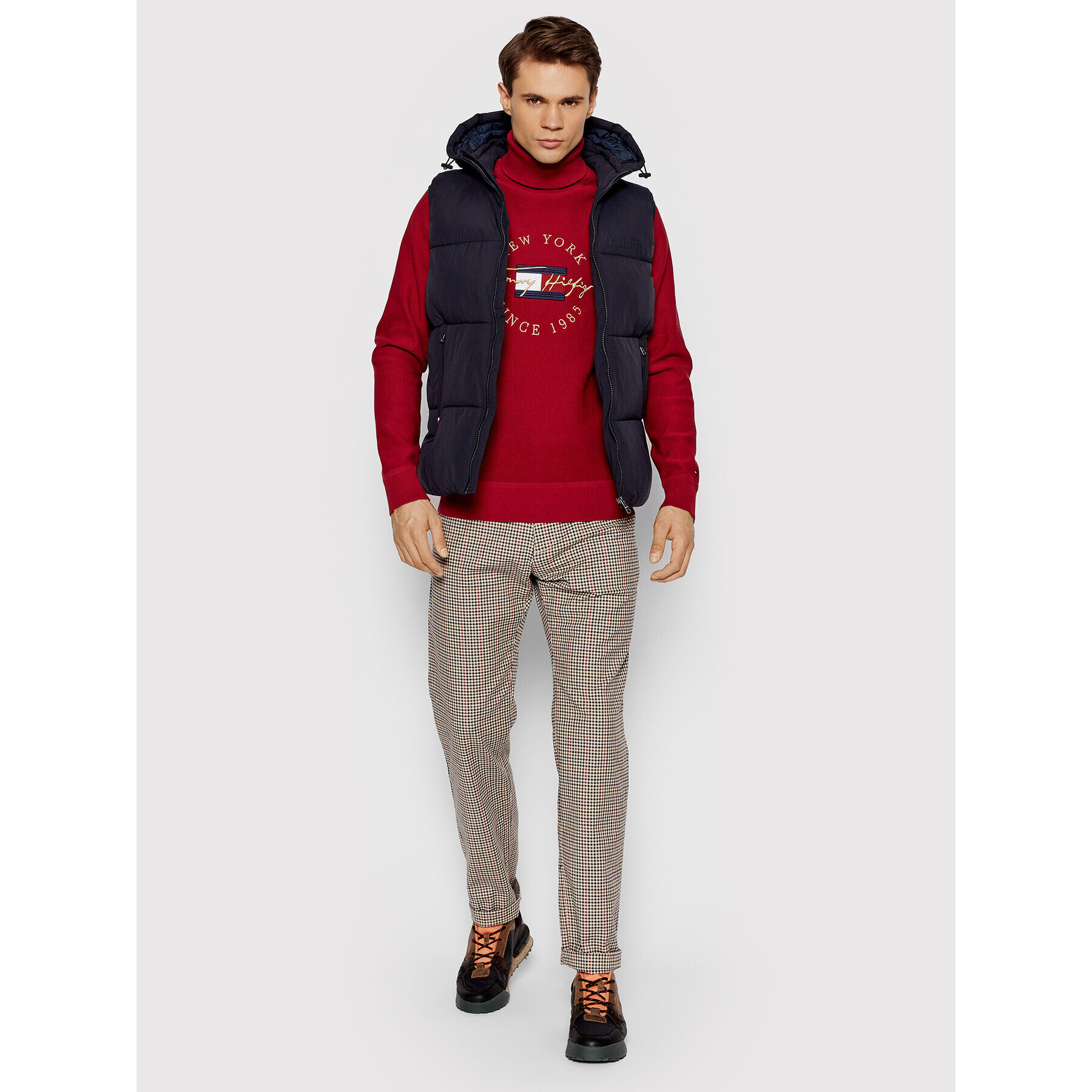 Tommy Hilfiger Елек Vest MW0MW19655 Тъмносин Regular Fit - Pepit.bg
