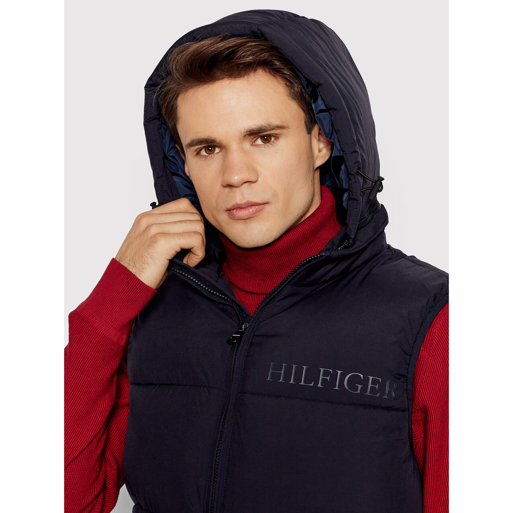 Tommy Hilfiger Елек Vest MW0MW19655 Тъмносин Regular Fit - Pepit.bg