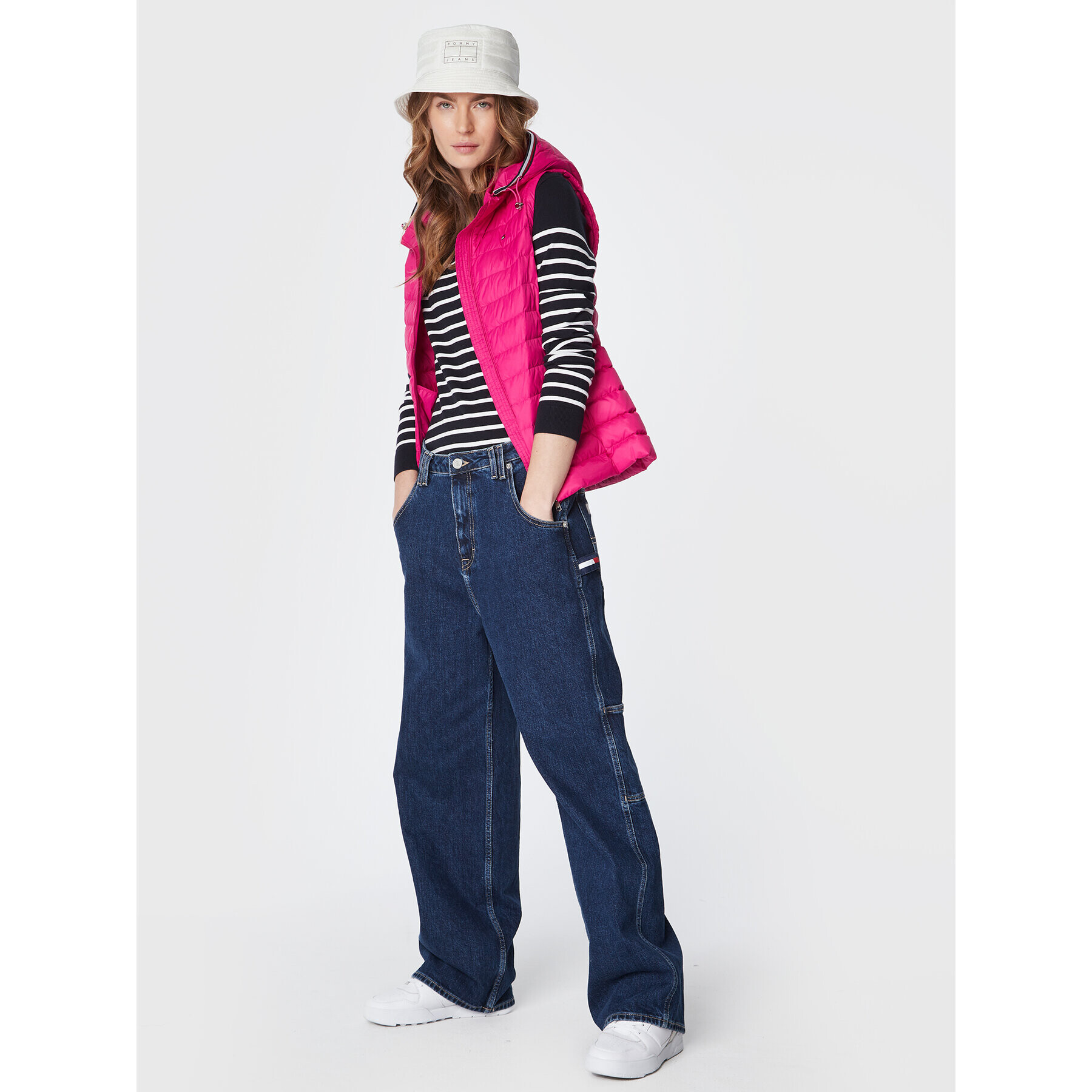 Tommy Hilfiger Елек WW0WW30841 Розов Regular Fit - Pepit.bg
