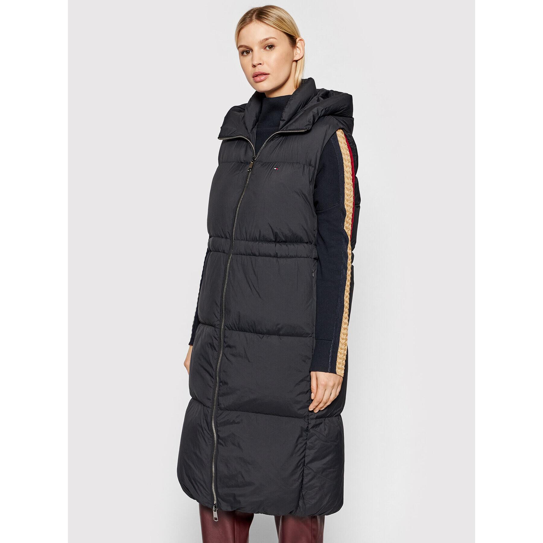 Tommy Hilfiger Елек WW0WW32182 Черен Regular Fit - Pepit.bg