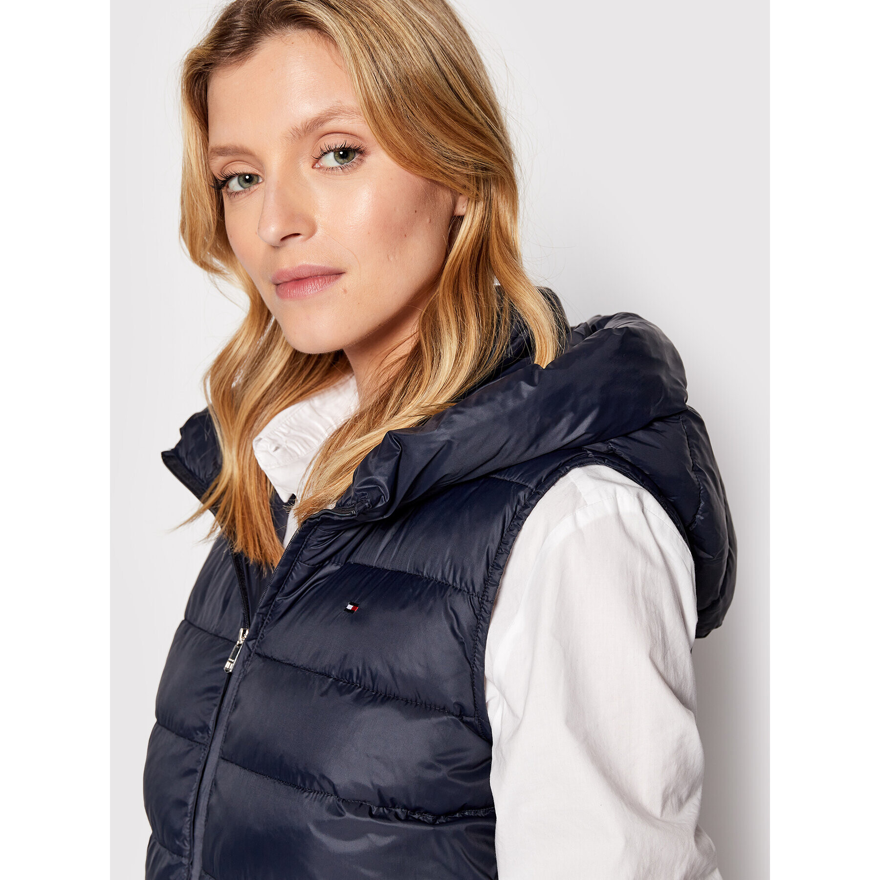 Tommy Hilfiger Елек WW0WW34720 Тъмносин Regular Fit - Pepit.bg
