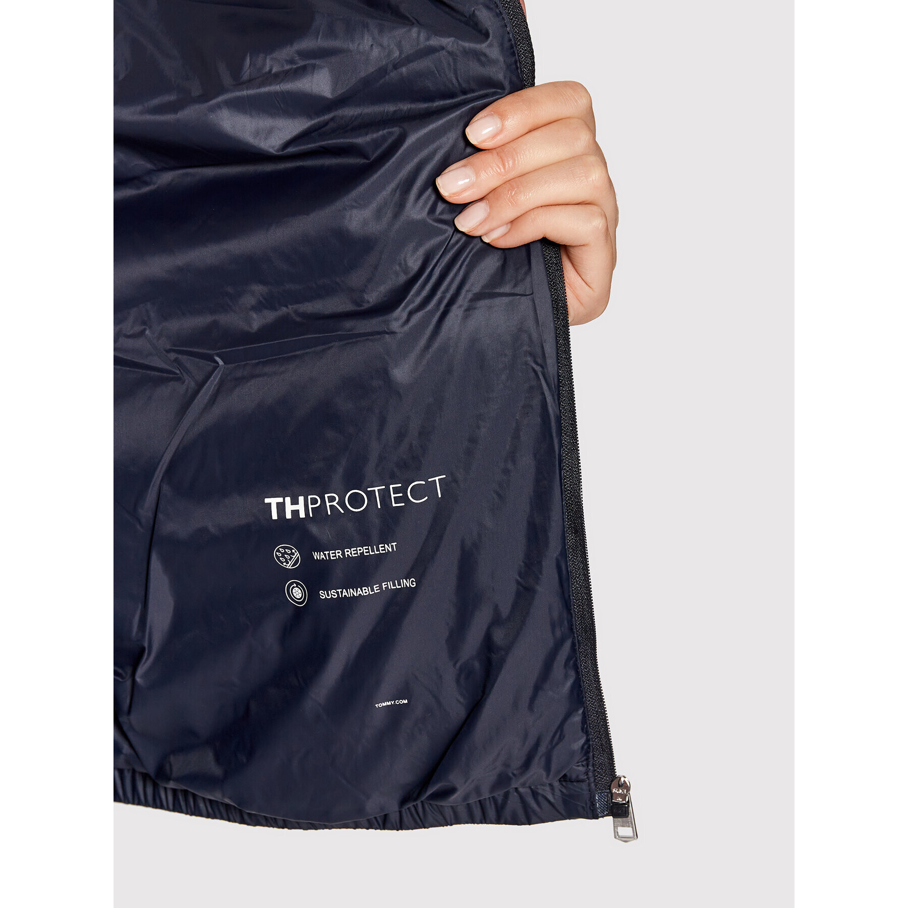Tommy Hilfiger Елек WW0WW34720 Тъмносин Regular Fit - Pepit.bg