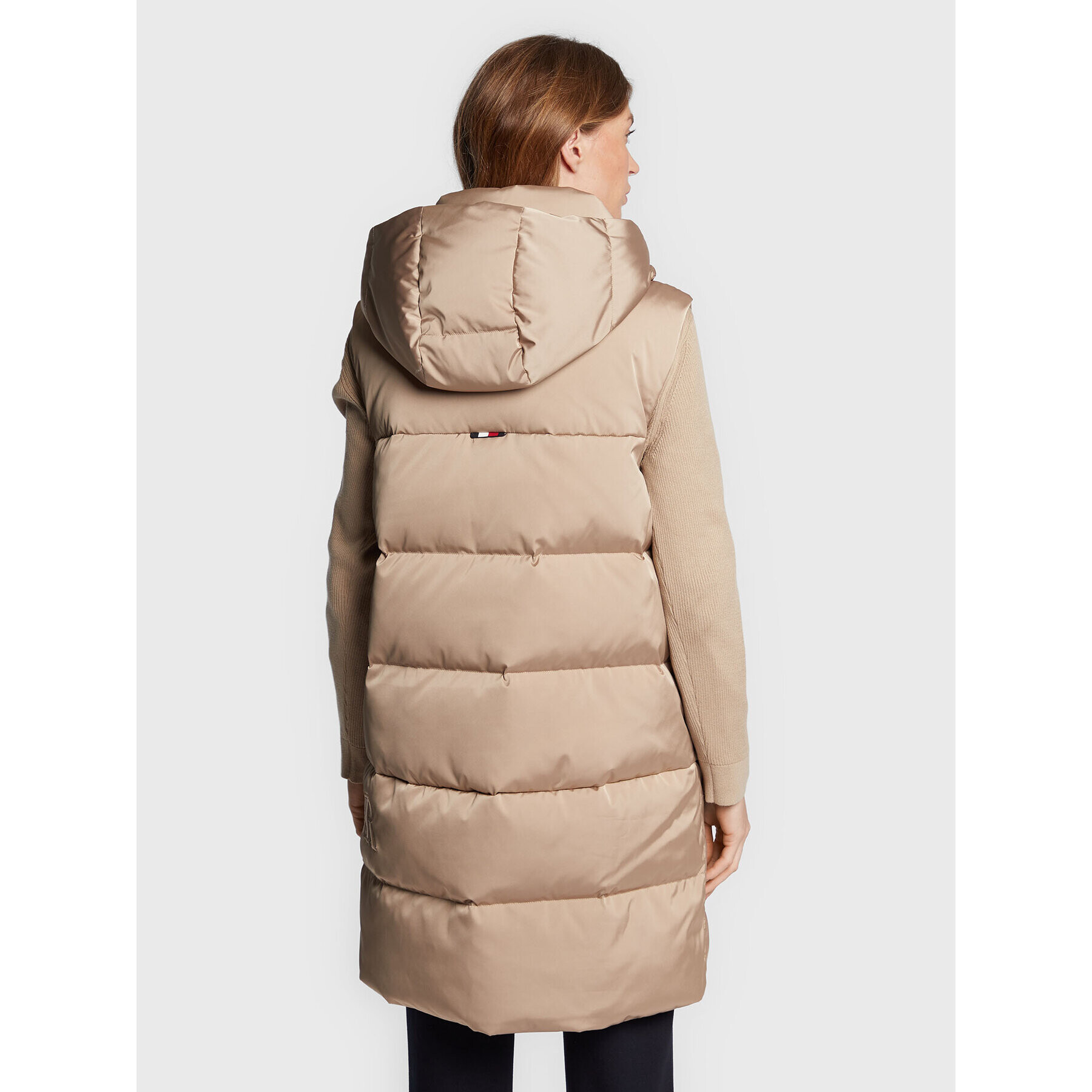 Tommy Hilfiger Елек WW0WW36638 Бежов Relaxed Fit - Pepit.bg