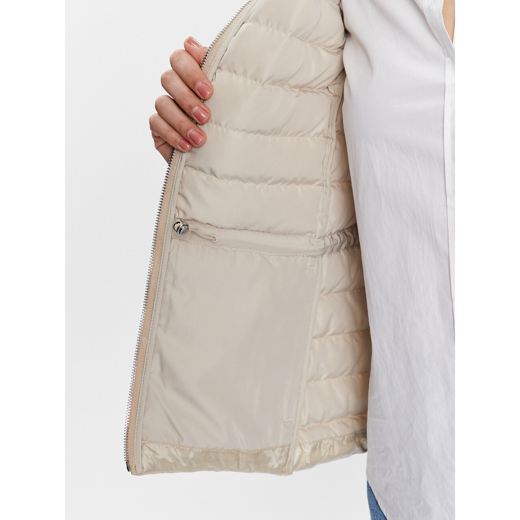 Tommy Hilfiger Елек WW0WW37265 Бежов Regular Fit - Pepit.bg