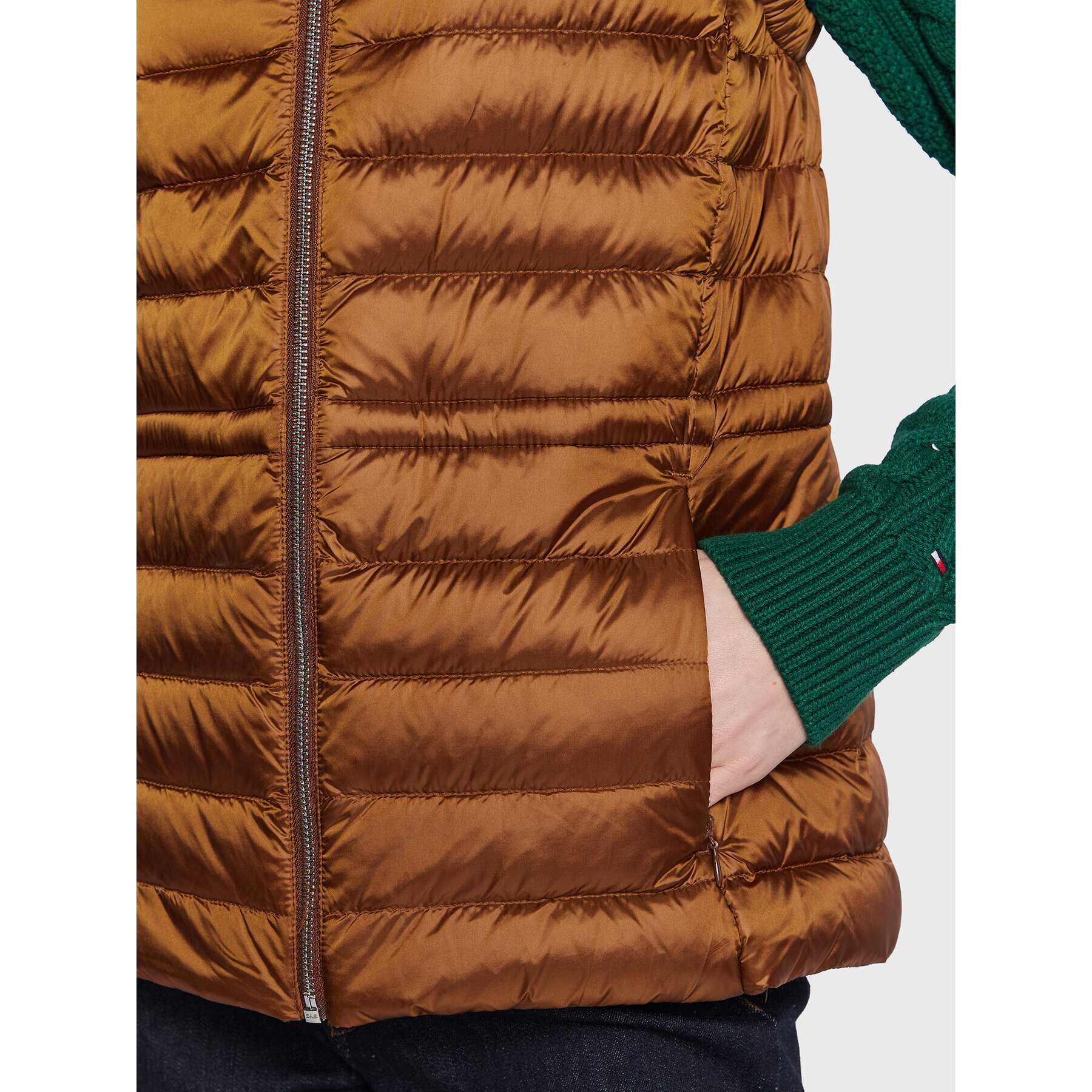 Tommy Hilfiger Елек WW0WW37265 Кафяв Regular Fit - Pepit.bg