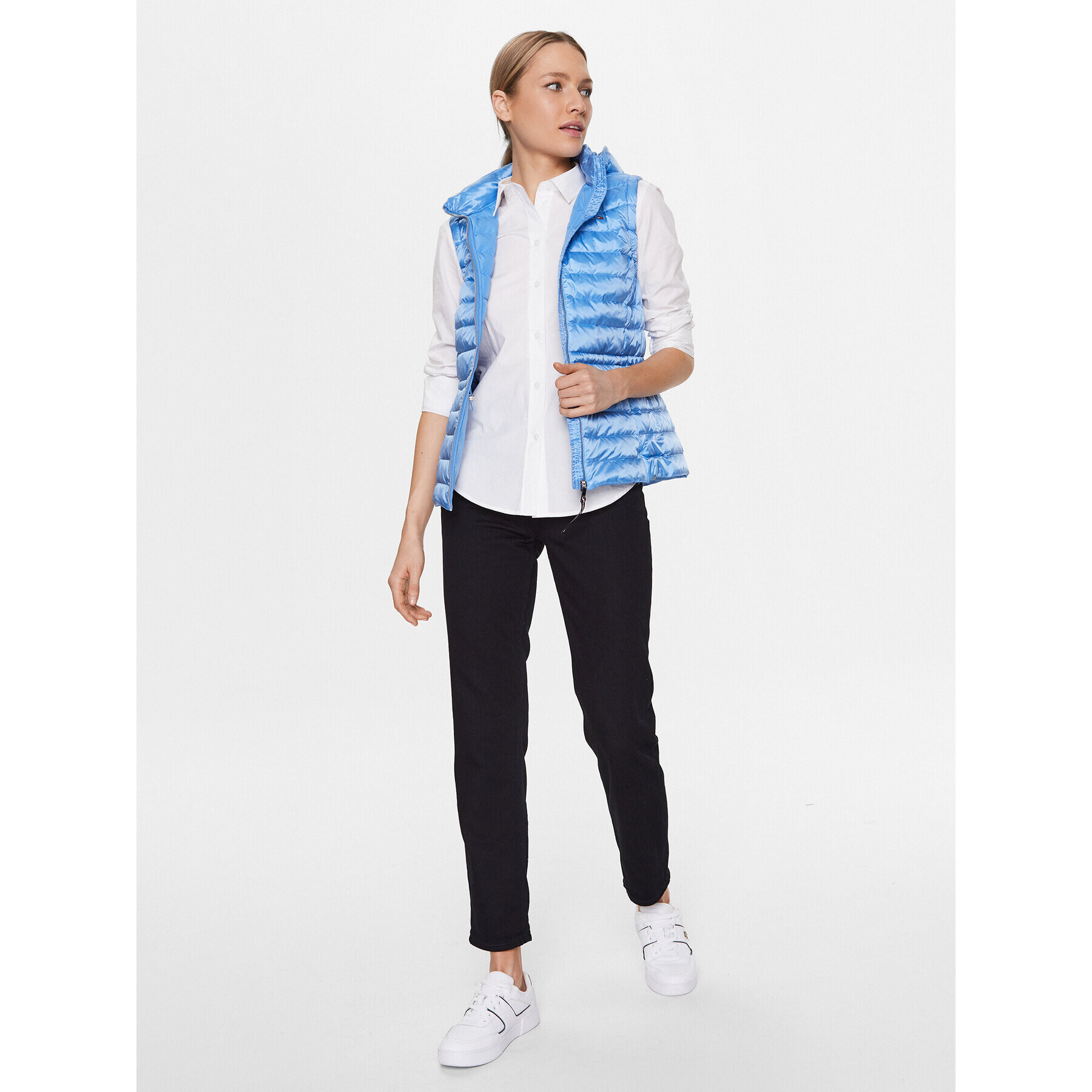 Tommy Hilfiger Елек WW0WW37265 Син Regular Fit - Pepit.bg