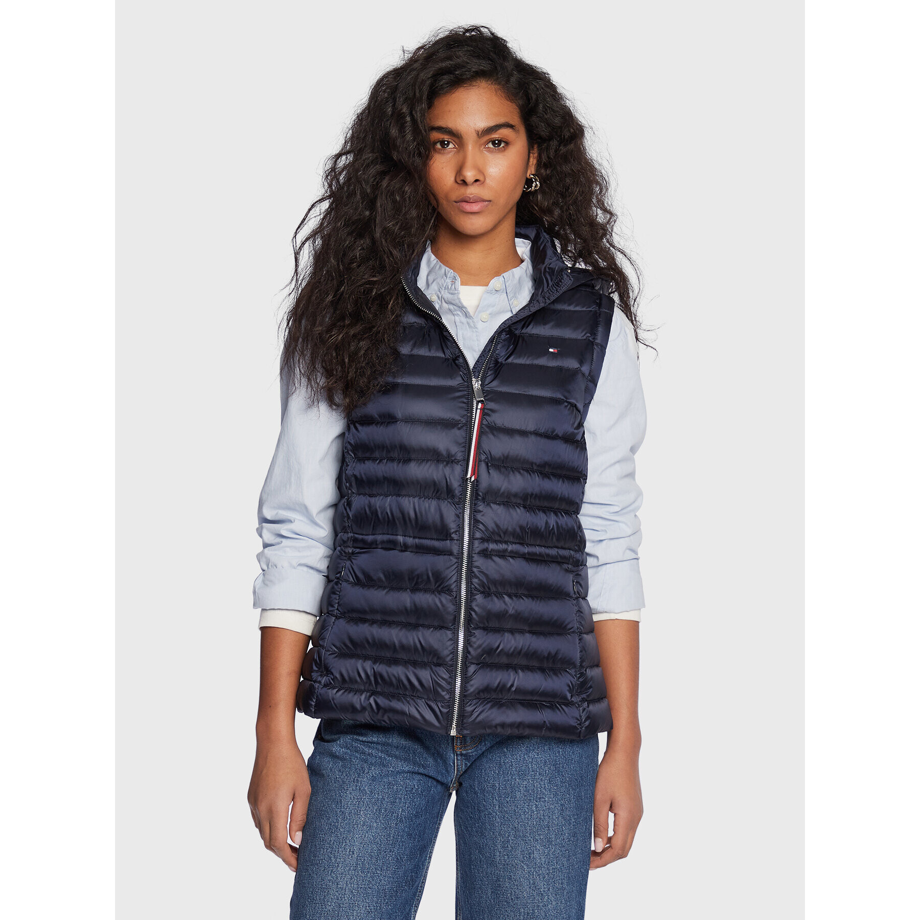 Tommy Hilfiger Елек WW0WW37265 Тъмносин Regular Fit - Pepit.bg