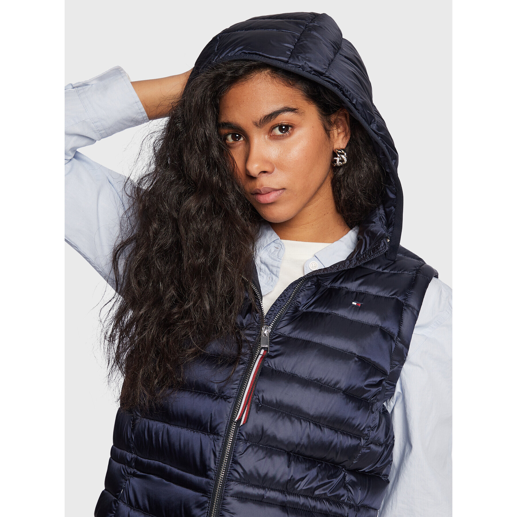 Tommy Hilfiger Елек WW0WW37265 Тъмносин Regular Fit - Pepit.bg