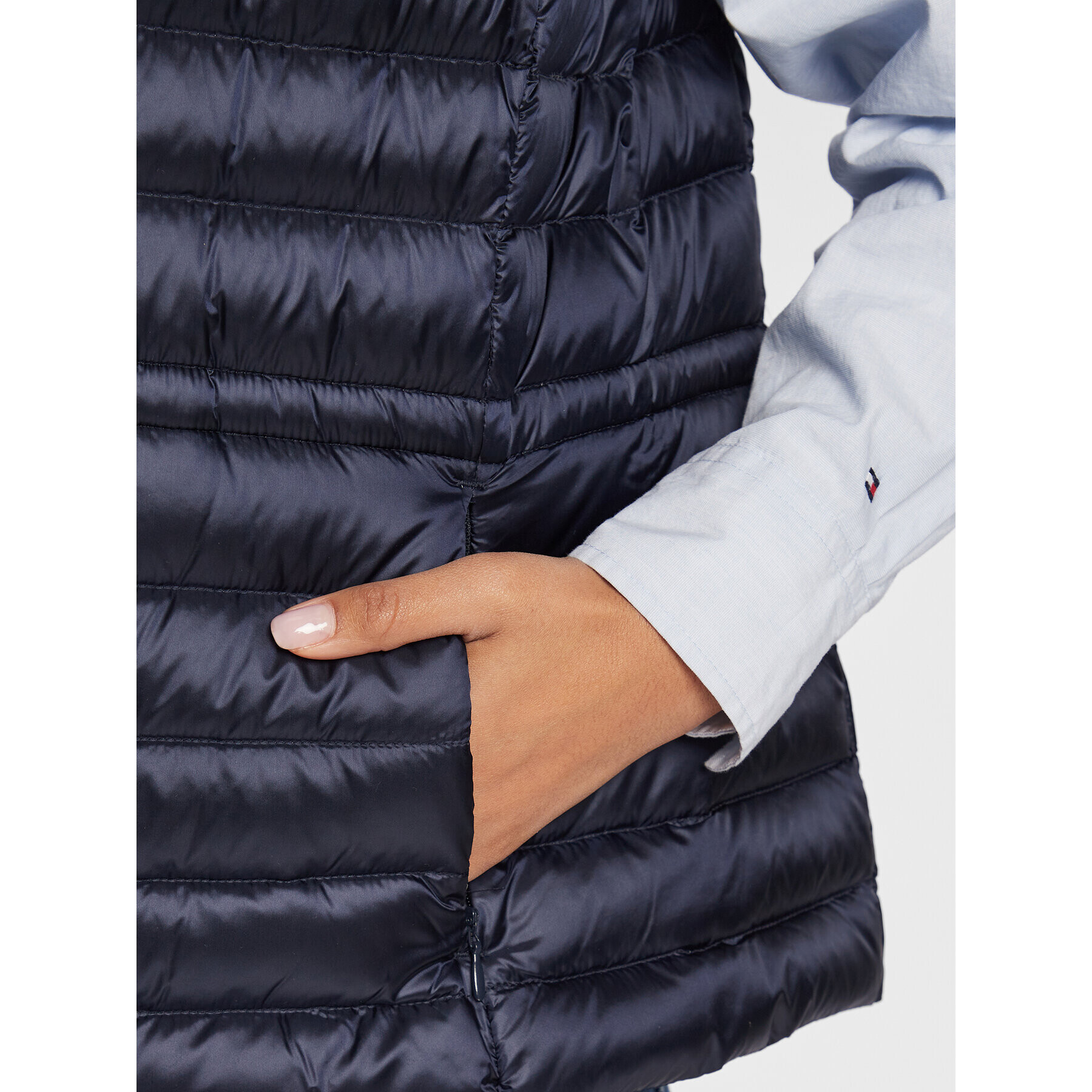 Tommy Hilfiger Елек WW0WW37265 Тъмносин Regular Fit - Pepit.bg