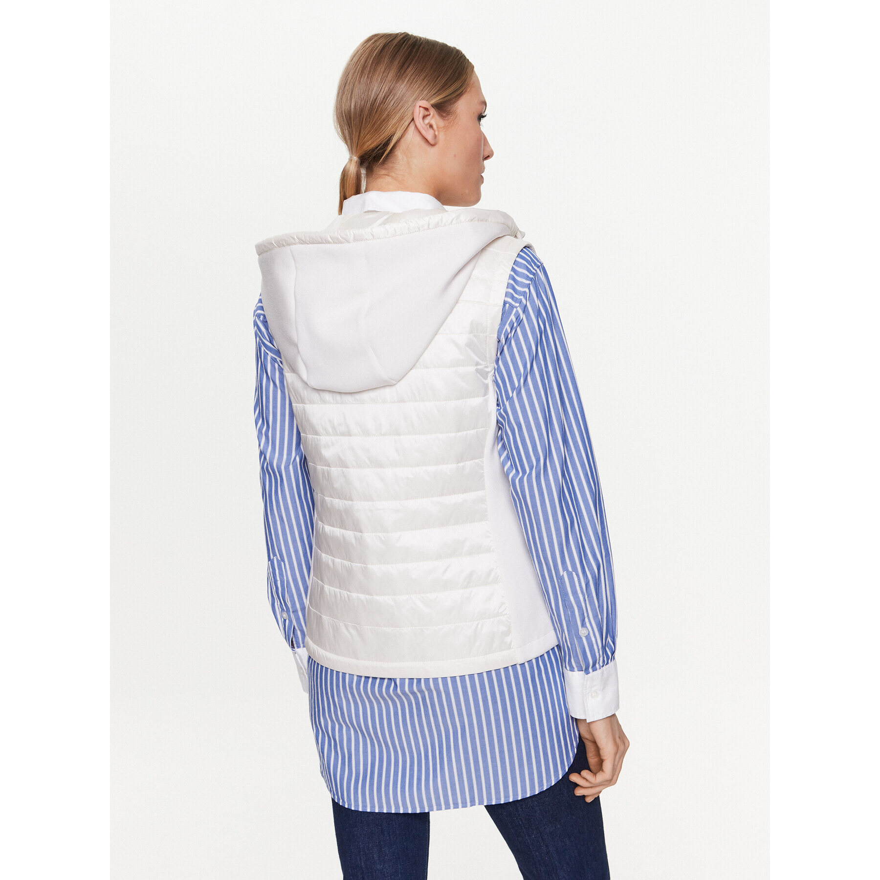 Tommy Hilfiger Елек WW0WW38071 Екрю Regular Fit - Pepit.bg