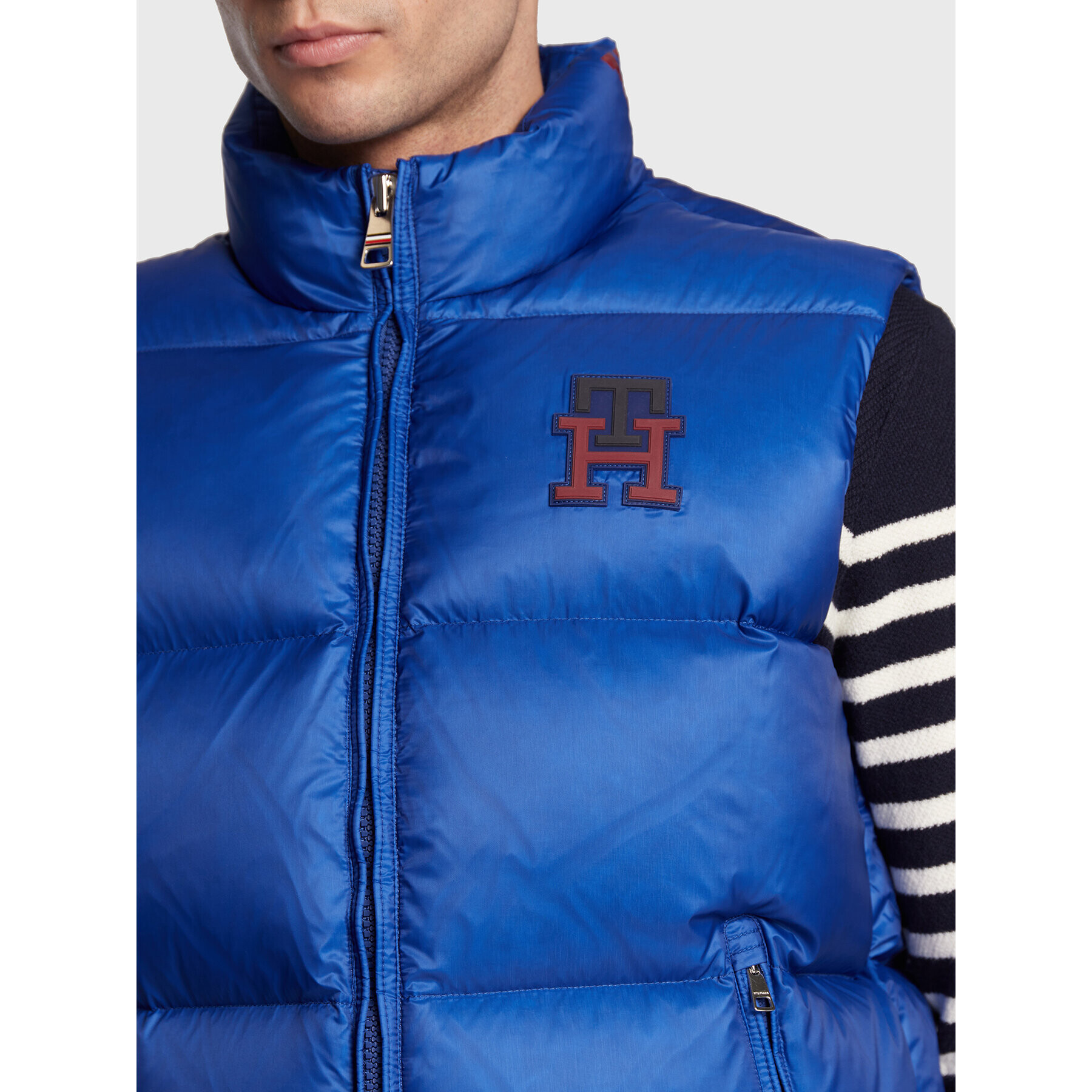 Tommy Hilfiger Елек Zero Gravity MW0MW28732 Син Regular Fit - Pepit.bg