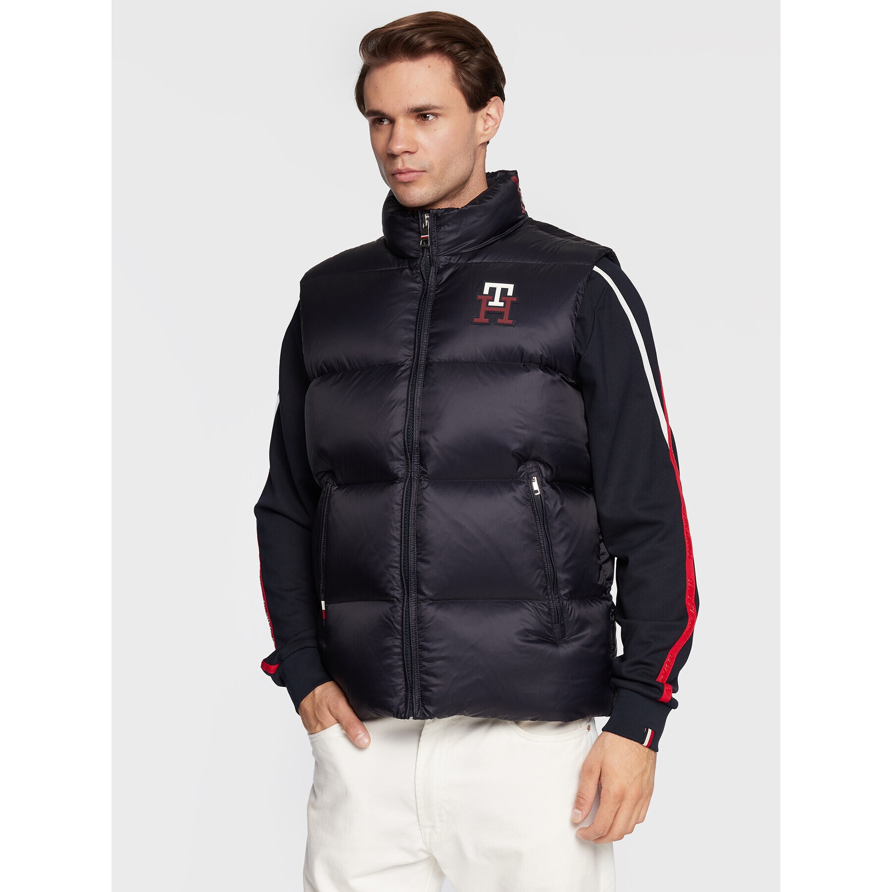 Tommy Hilfiger Елек Zero Gravity MW0MW28732 Тъмносин Regular Fit - Pepit.bg