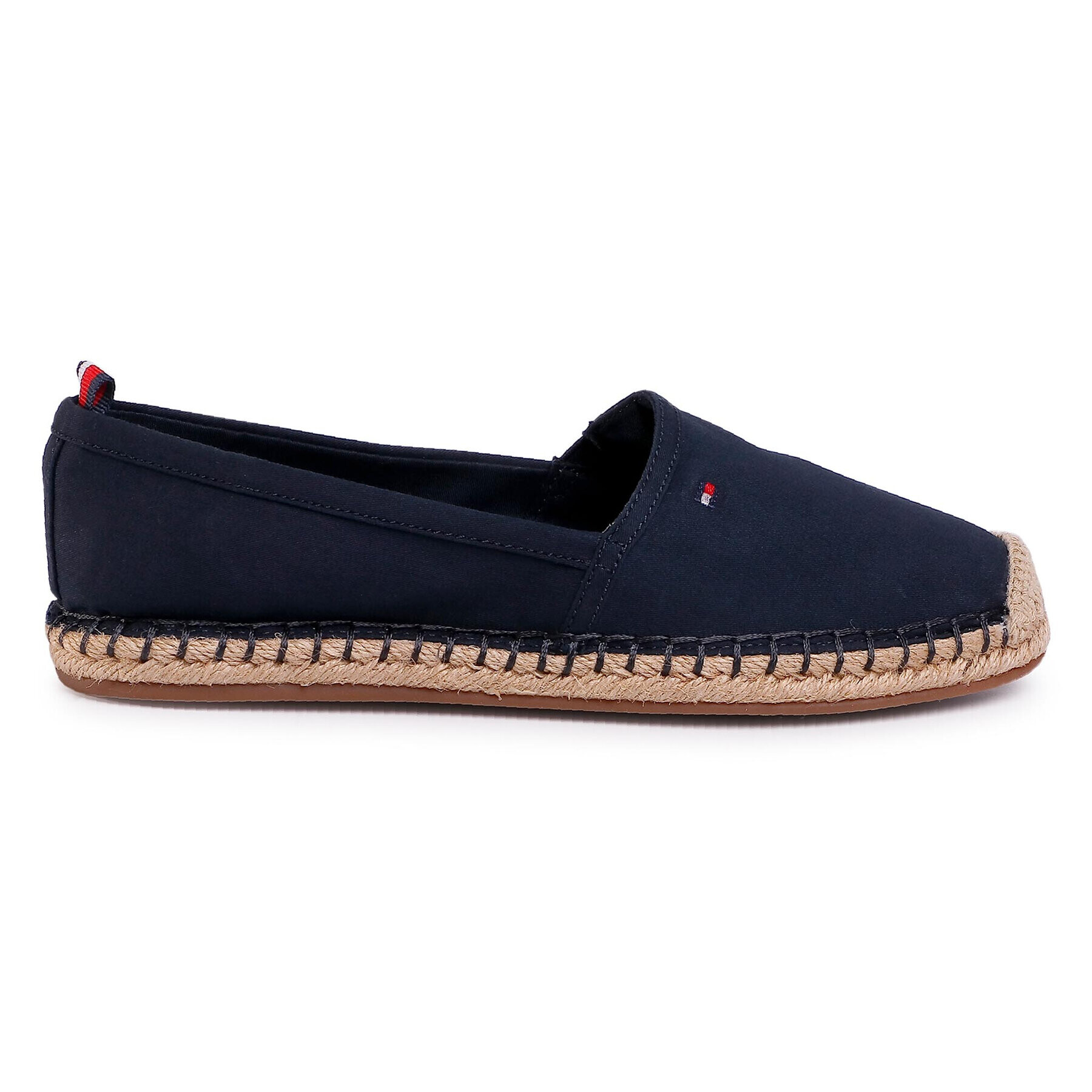 Tommy Hilfiger Еспадрили Basic Tommy Flat Espadrille FW0FW04827 Тъмносин - Pepit.bg