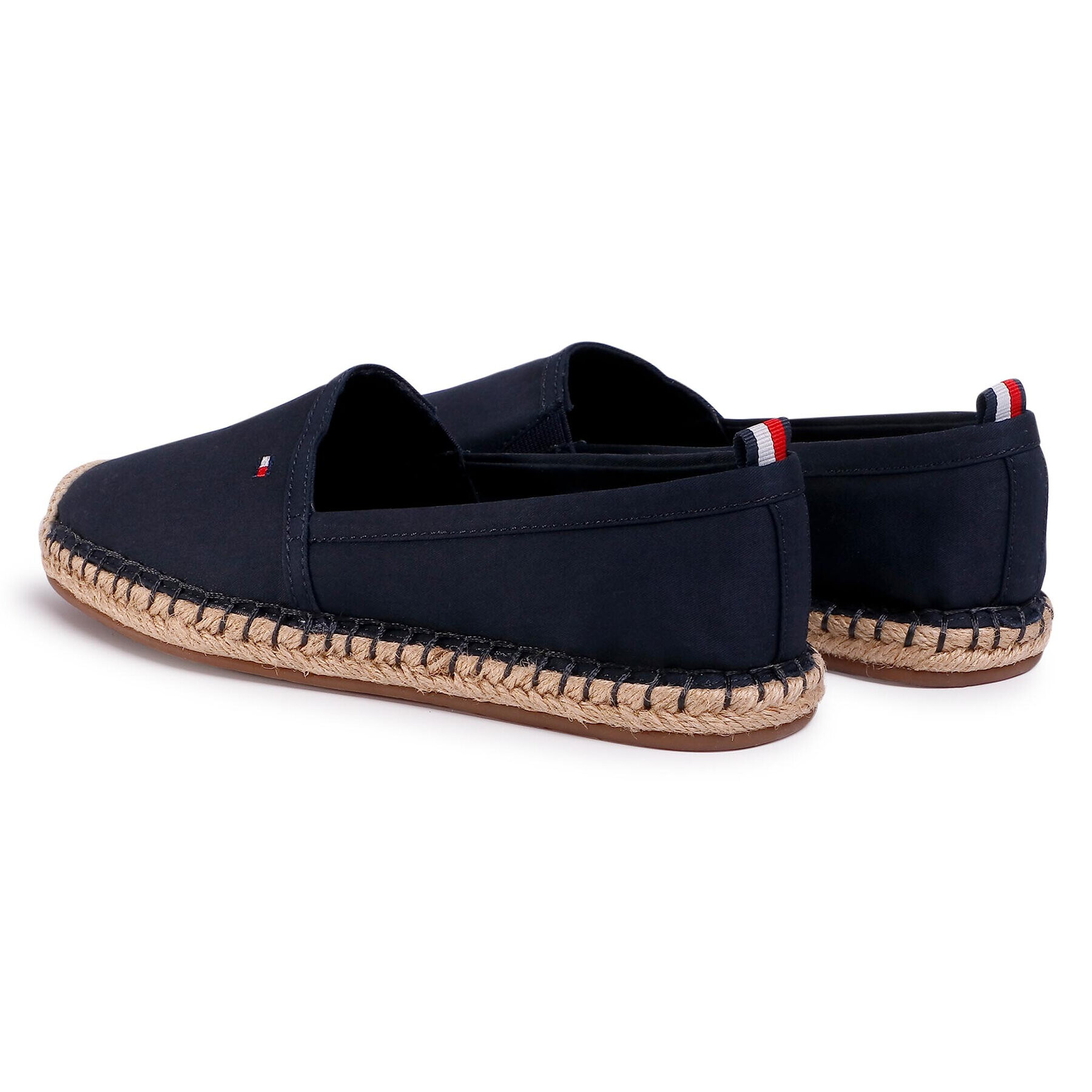 Tommy Hilfiger Еспадрили Basic Tommy Flat Espadrille FW0FW04827 Тъмносин - Pepit.bg