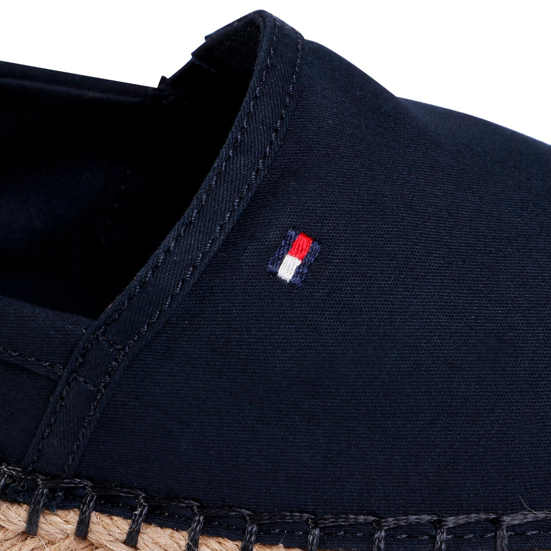 Tommy Hilfiger Еспадрили Basic Tommy Flat Espadrille FW0FW04827 Тъмносин - Pepit.bg