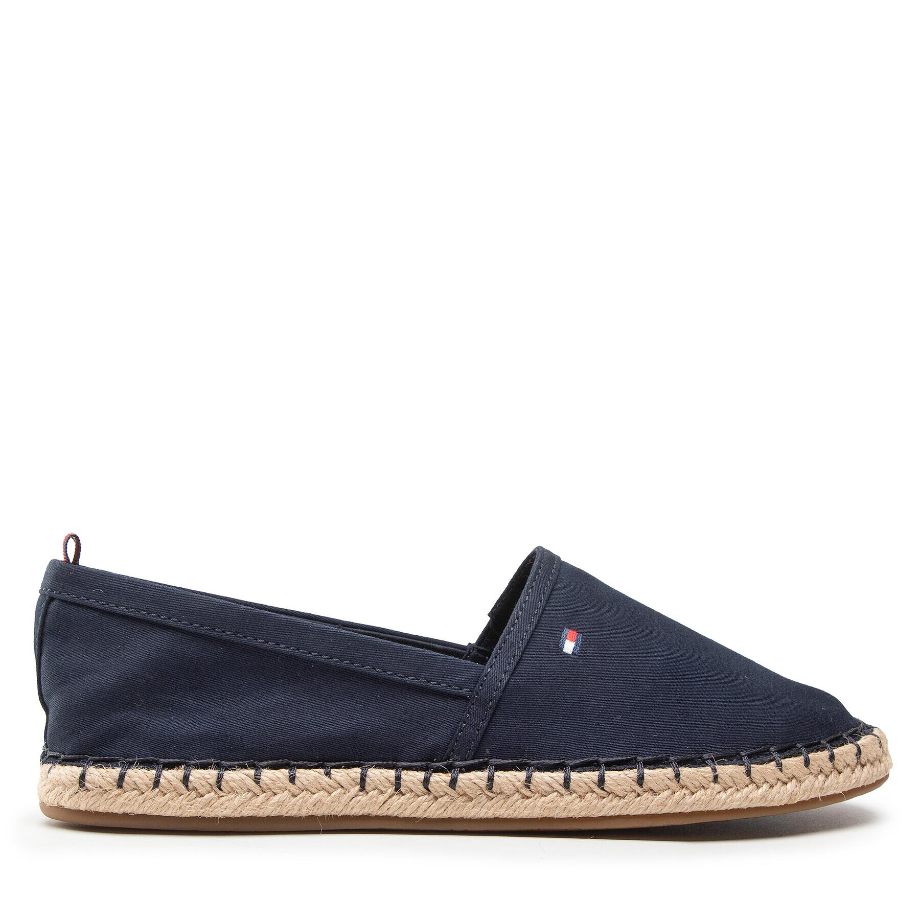 Tommy Hilfiger Еспадрили Basic Tommy Flat Espadrille FW0FW06497 Тъмносин - Pepit.bg