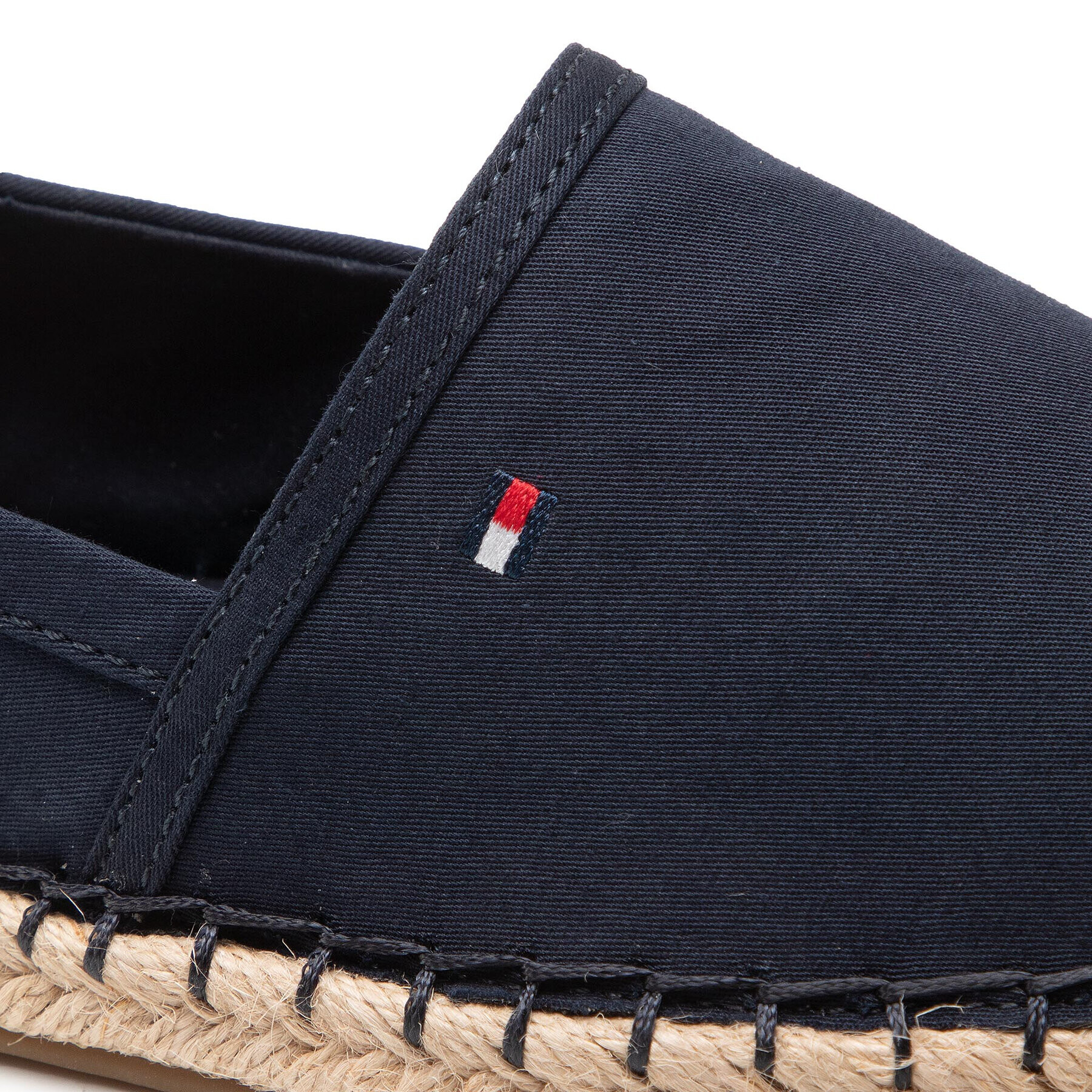 Tommy Hilfiger Еспадрили Basic Tommy Flat Espadrille FW0FW06497 Тъмносин - Pepit.bg