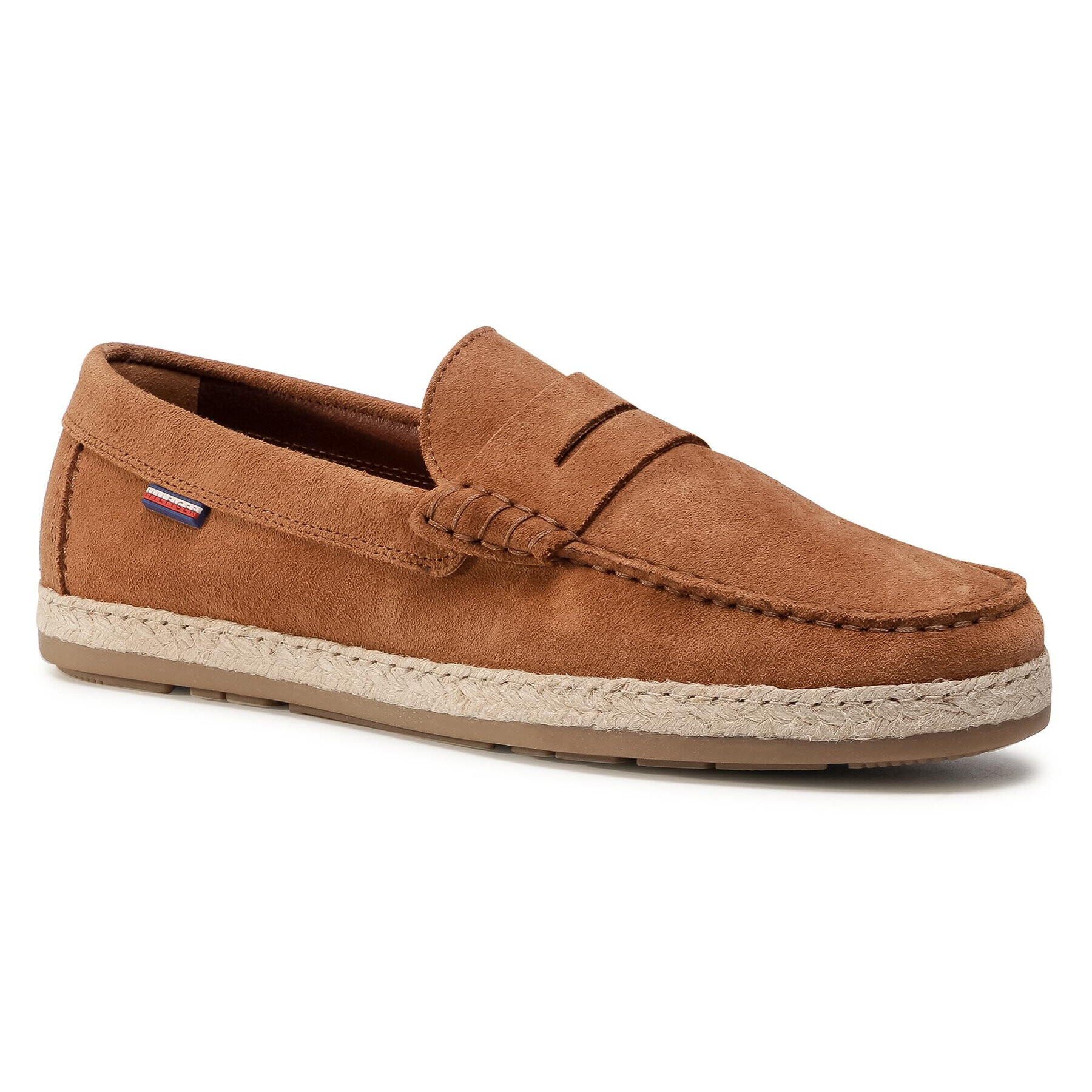 Tommy Hilfiger Еспадрили Casual Suede Espadrille Driver FM0FM02869 Кафяв - Pepit.bg