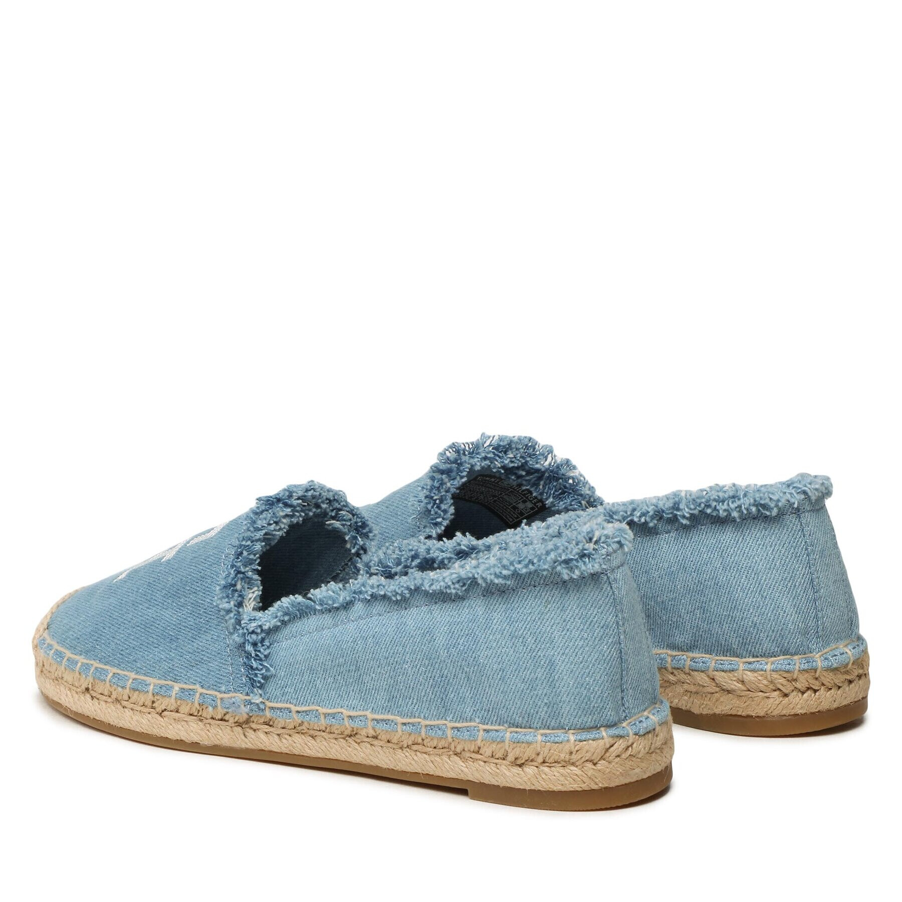 Tommy Hilfiger Еспадрили Denim Espadrille FW0FW07270 Син - Pepit.bg