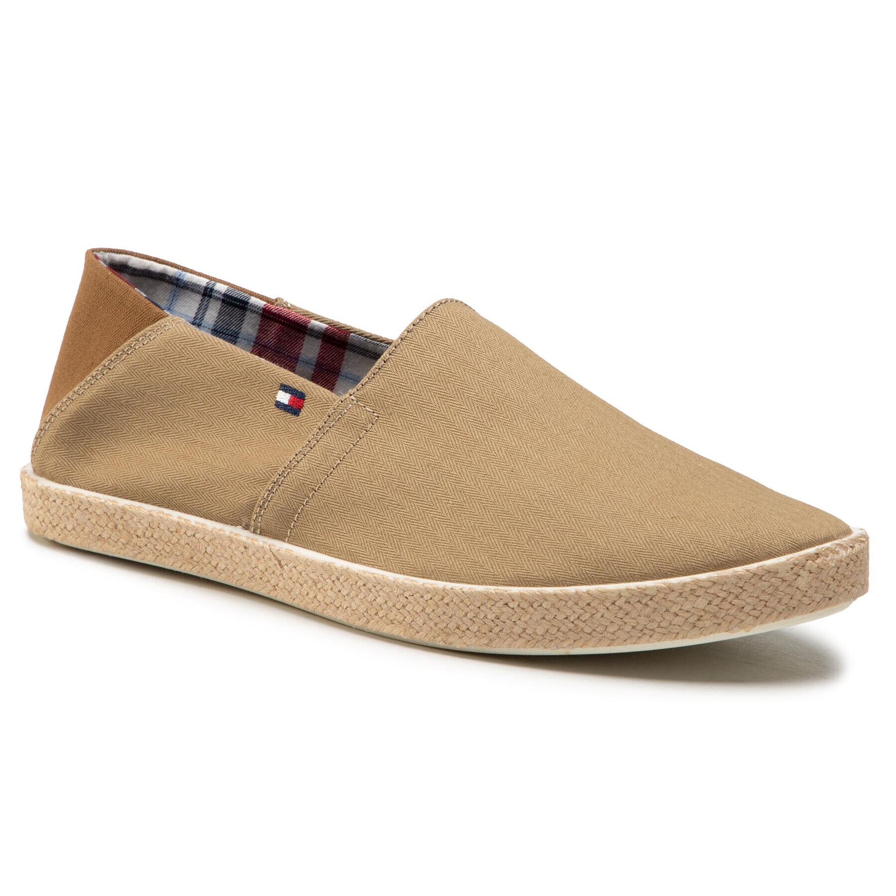 Tommy Hilfiger Еспадрили Easy Summer Slip On FM0FM00569 Бежов - Pepit.bg