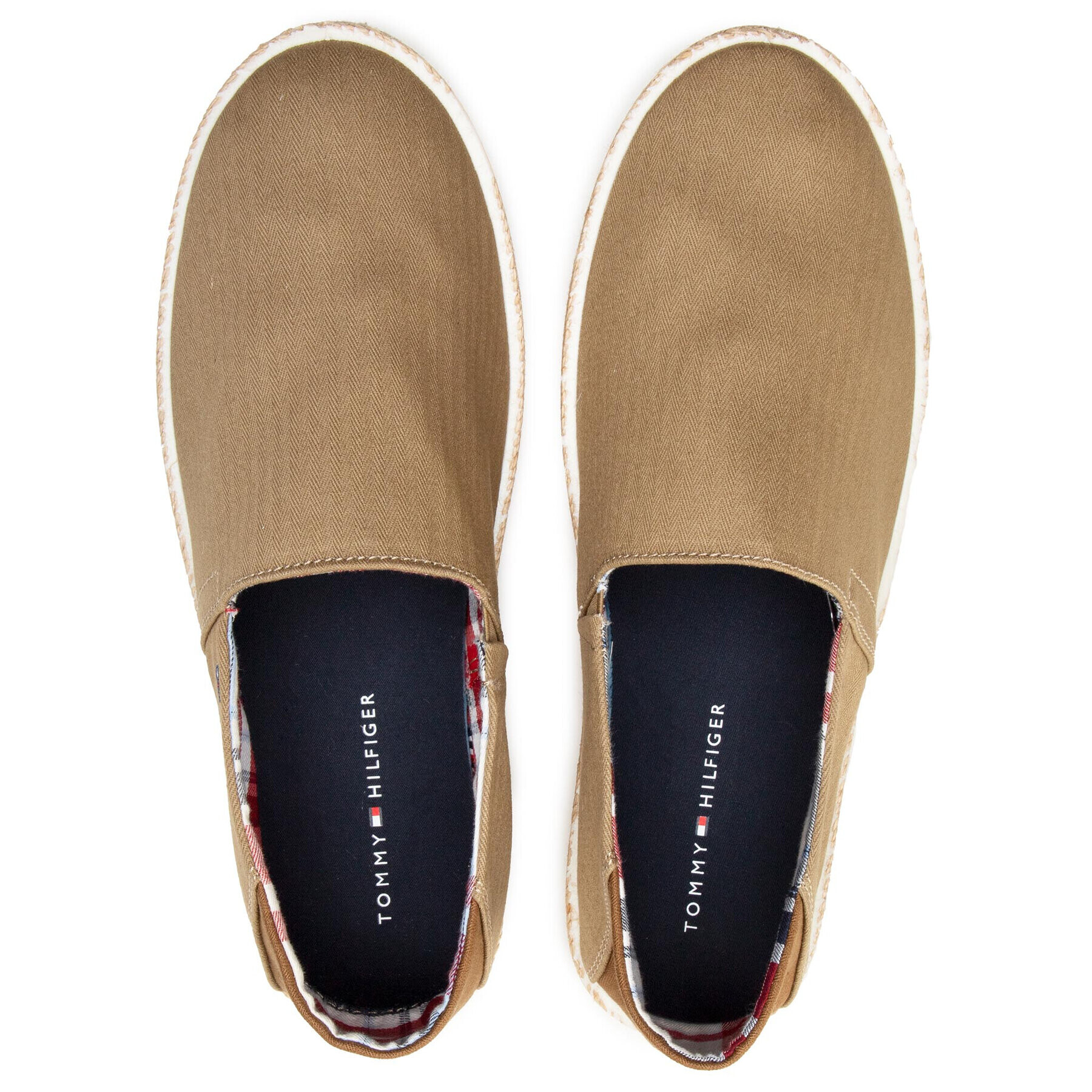 Tommy Hilfiger Еспадрили Easy Summer Slip On FM0FM00569 Бежов - Pepit.bg