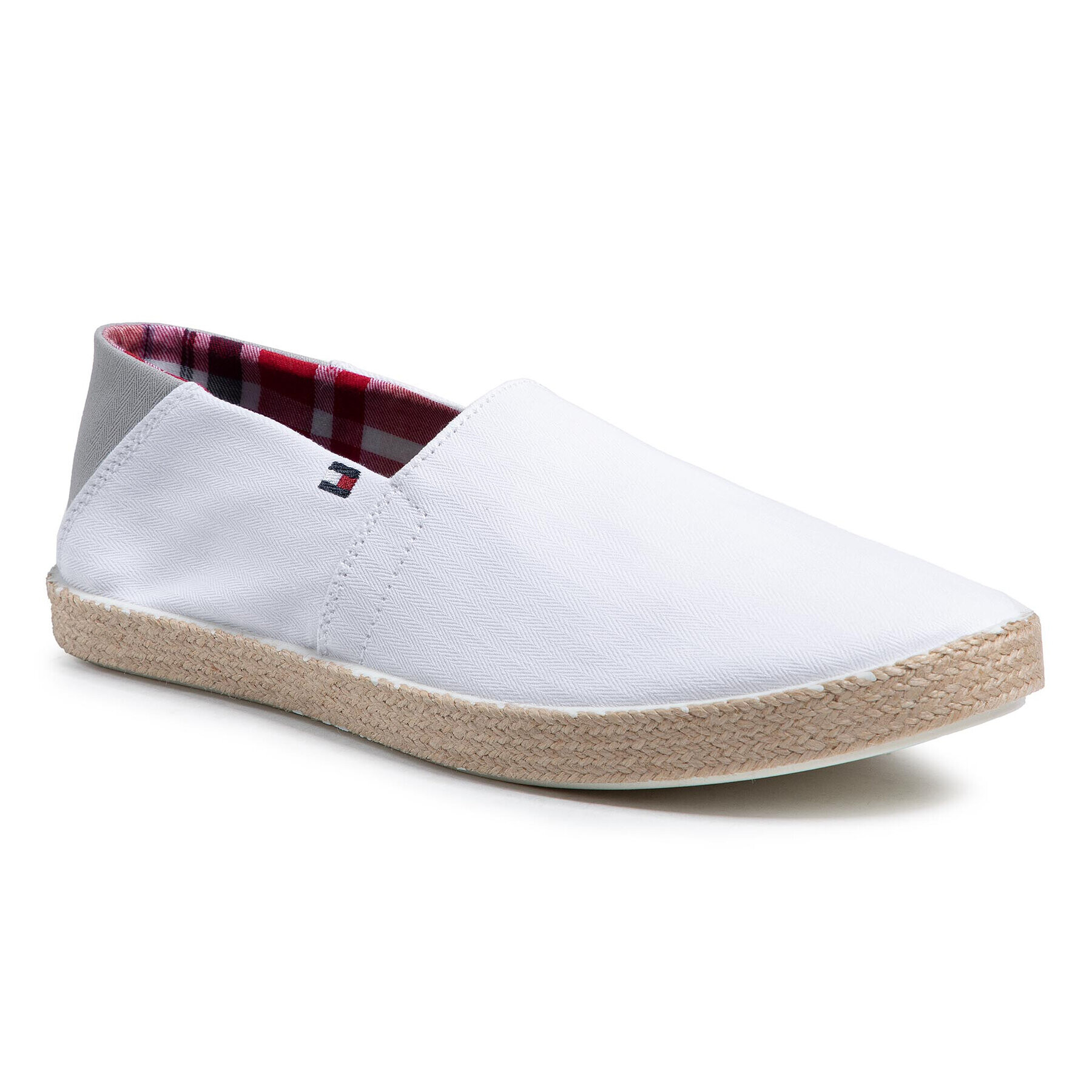 Tommy Hilfiger Еспадрили Easy Summer Slip On FM0FM00569 Бял - Pepit.bg