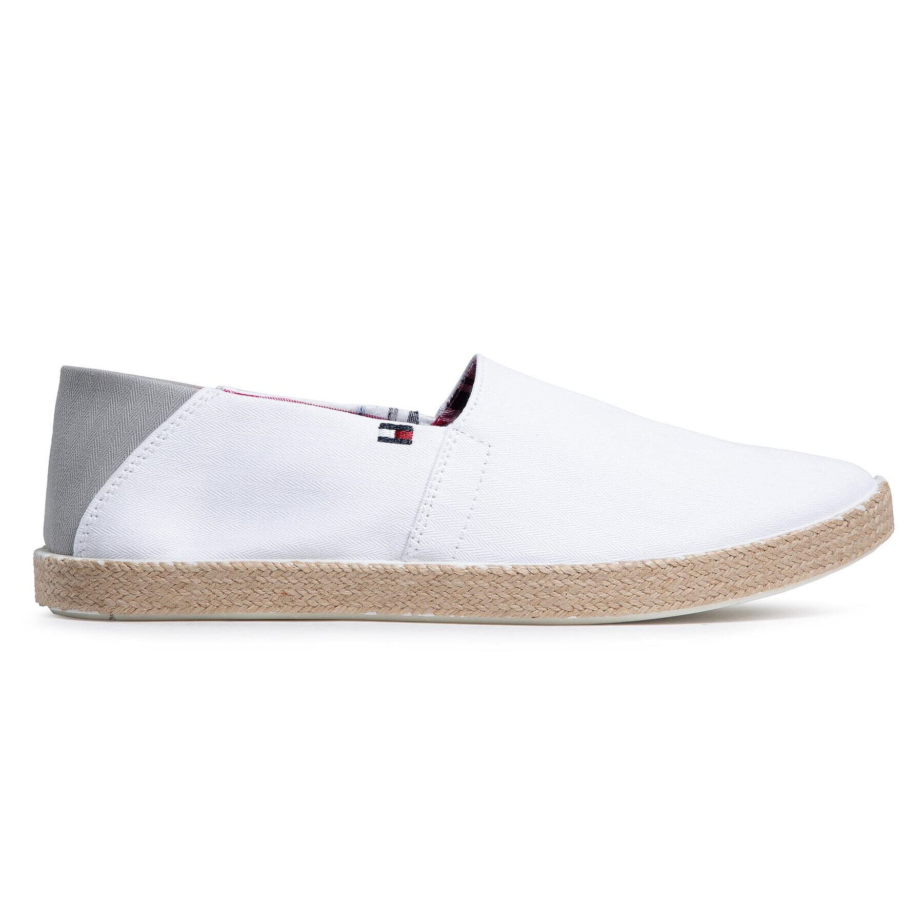 Tommy Hilfiger Еспадрили Easy Summer Slip On FM0FM00569 Бял - Pepit.bg