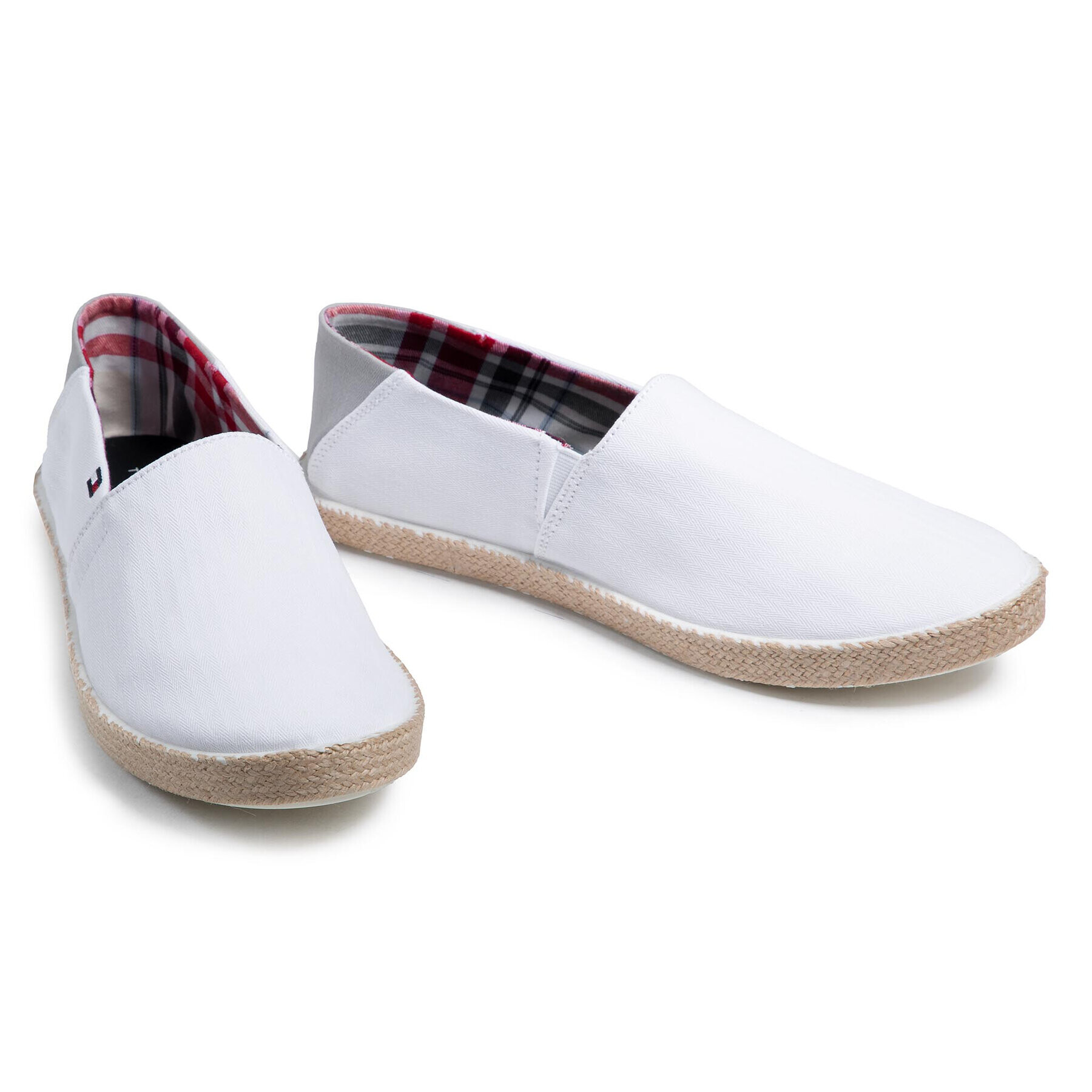 Tommy Hilfiger Еспадрили Easy Summer Slip On FM0FM00569 Бял - Pepit.bg