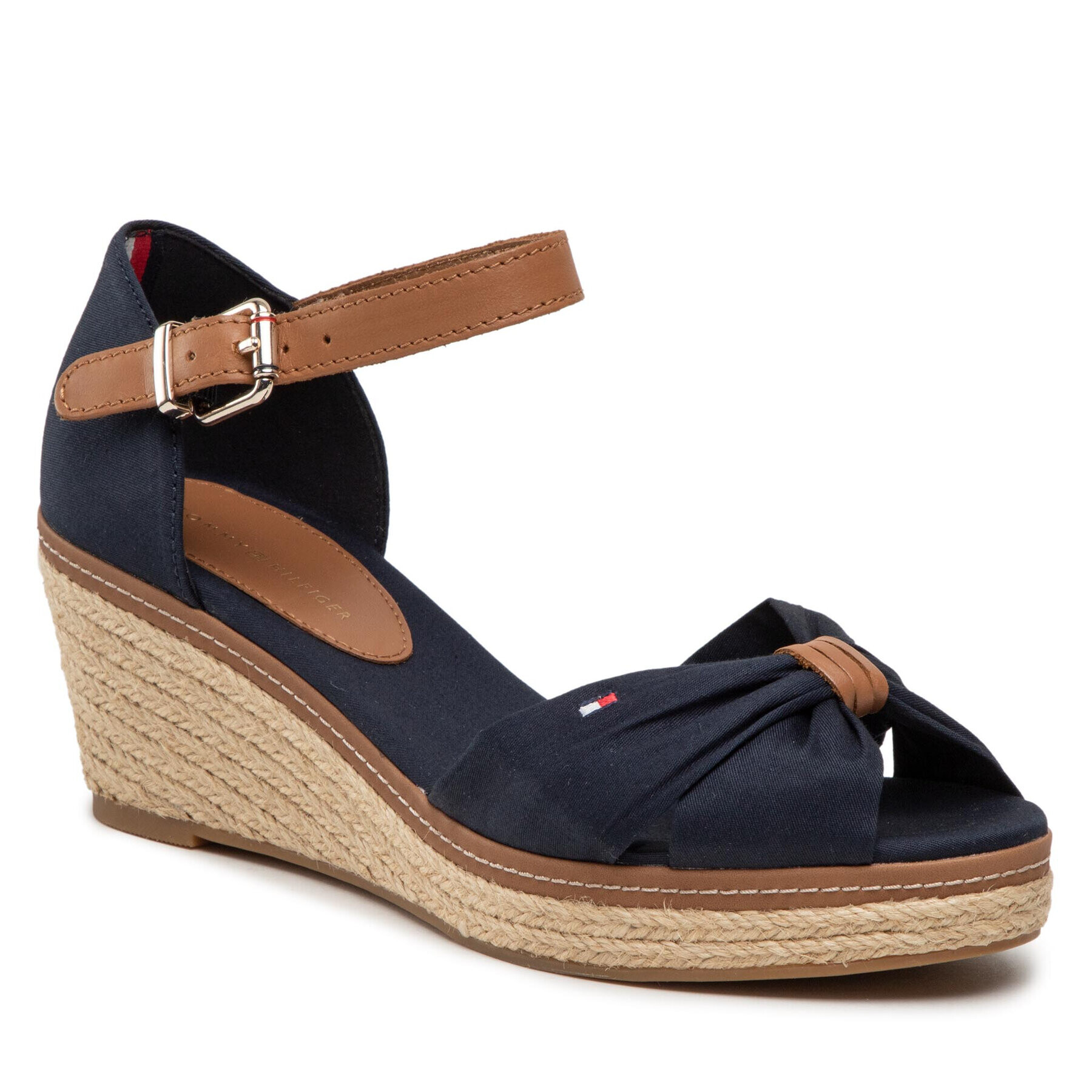 Tommy Hilfiger Еспадрили Elba 40D FW0FW00906 Тъмносин - Pepit.bg