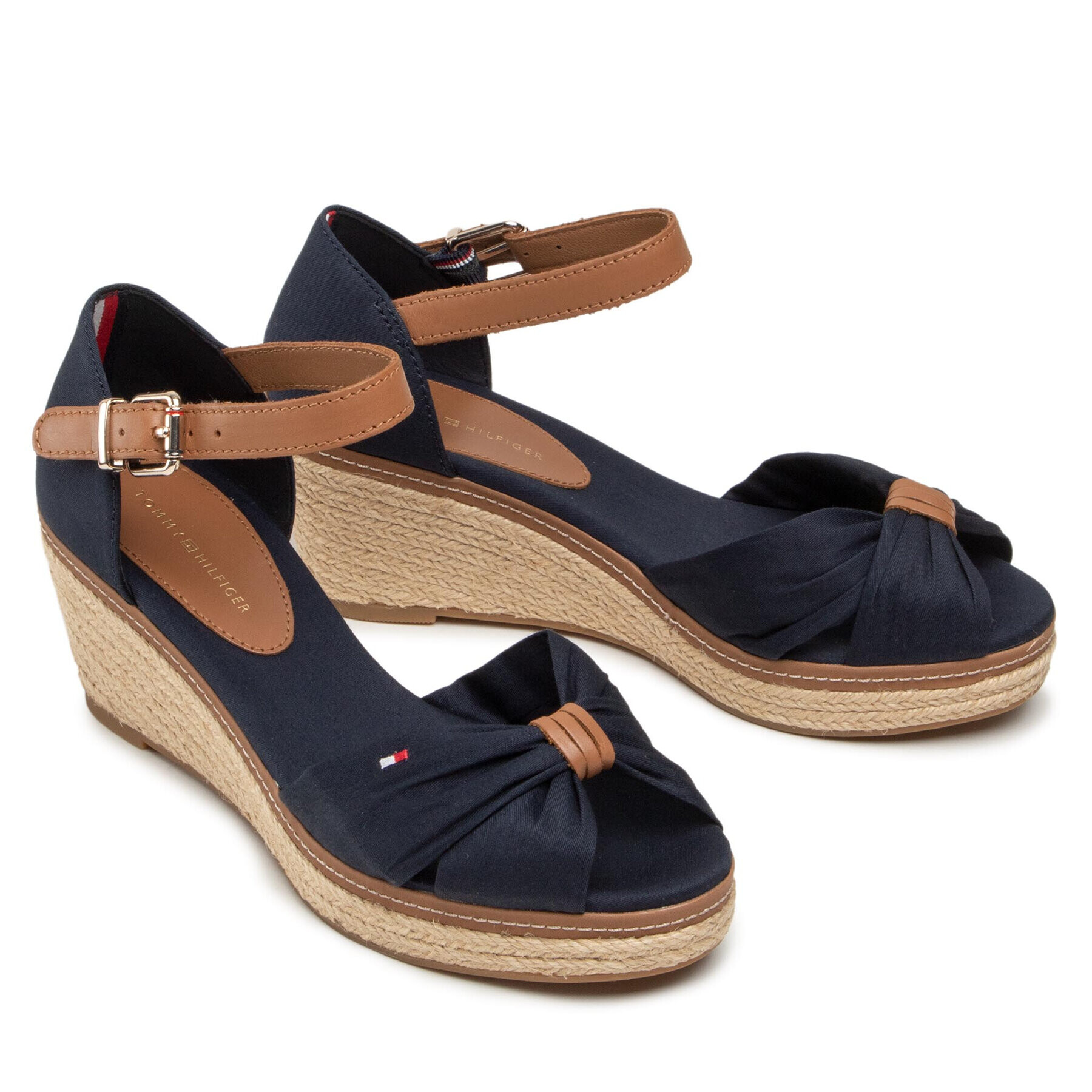 Tommy Hilfiger Еспадрили Elba 40D FW0FW00906 Тъмносин - Pepit.bg
