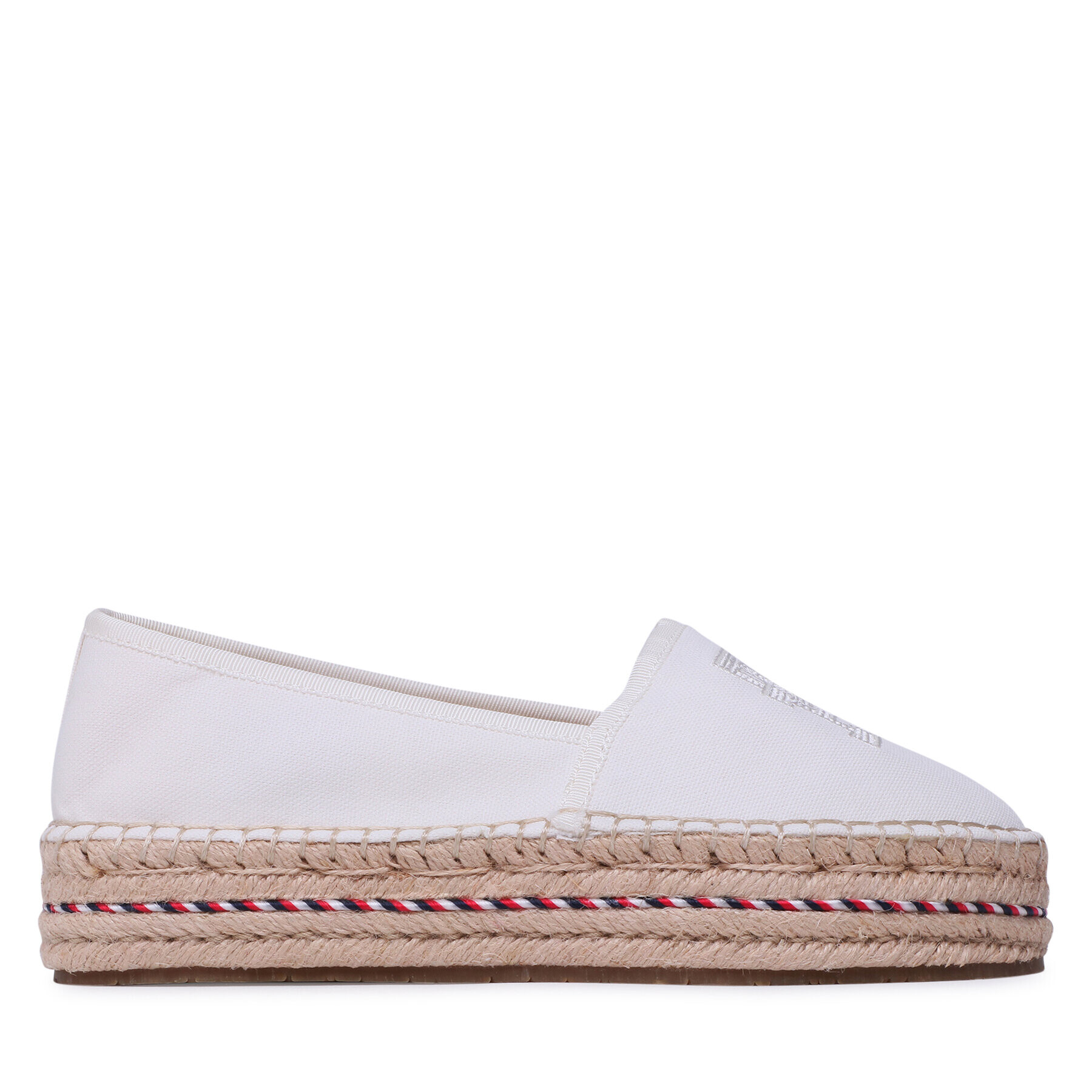 Tommy Hilfiger Еспадрили Embroidered Flatform FW0FW07014 Екрю - Pepit.bg